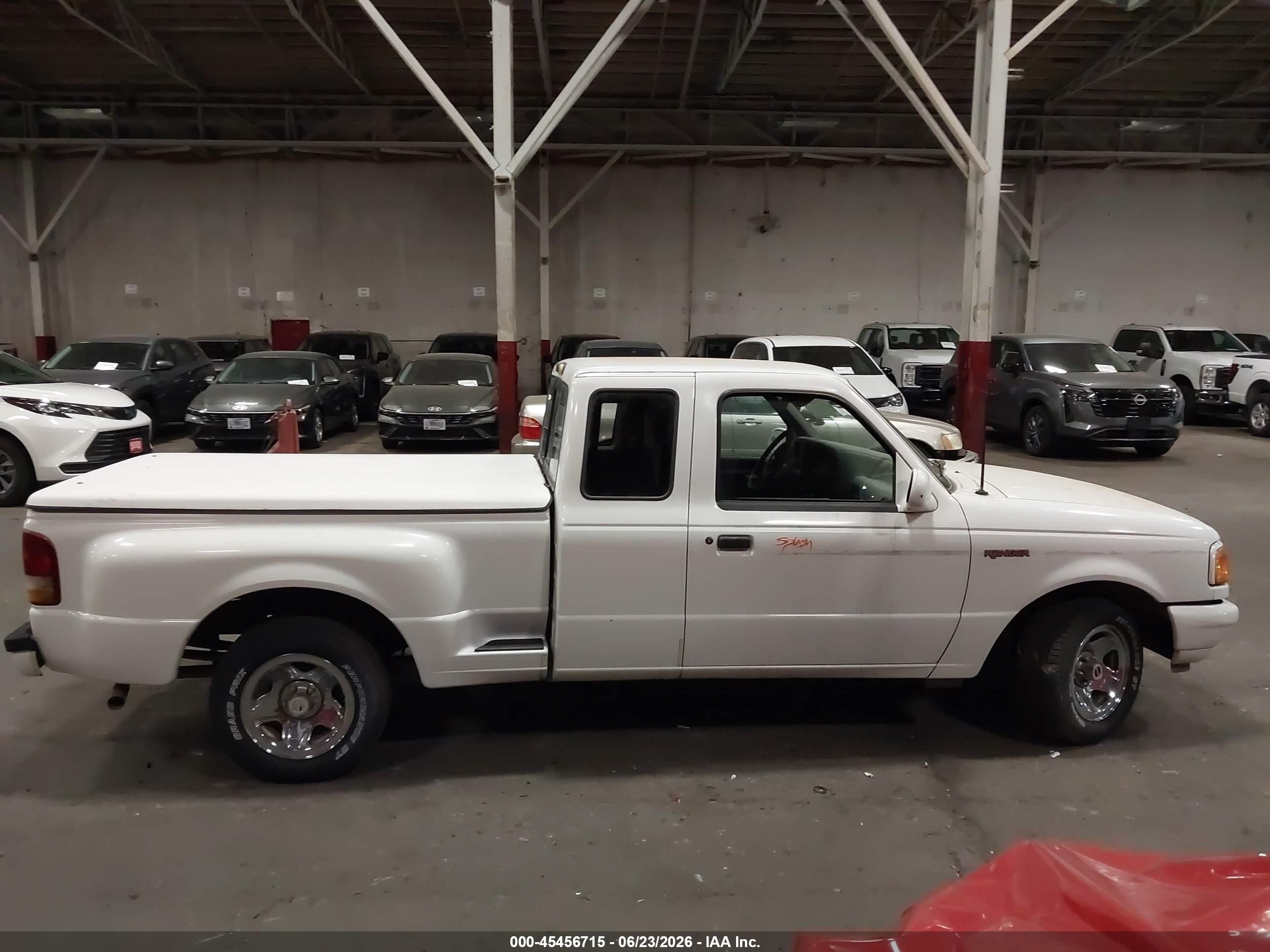 1994 Ford Ranger Super Cab White vin: 1FTCR14U2RPB60018