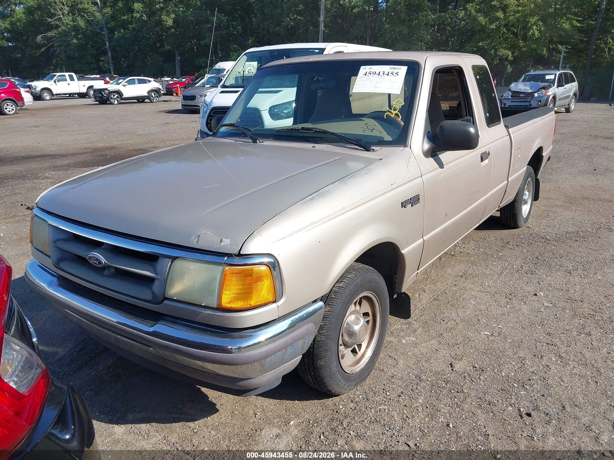 1997 Ford Ranger Splash/xl/xlt Champagne vin: 1FTCR14U2VPA73858
