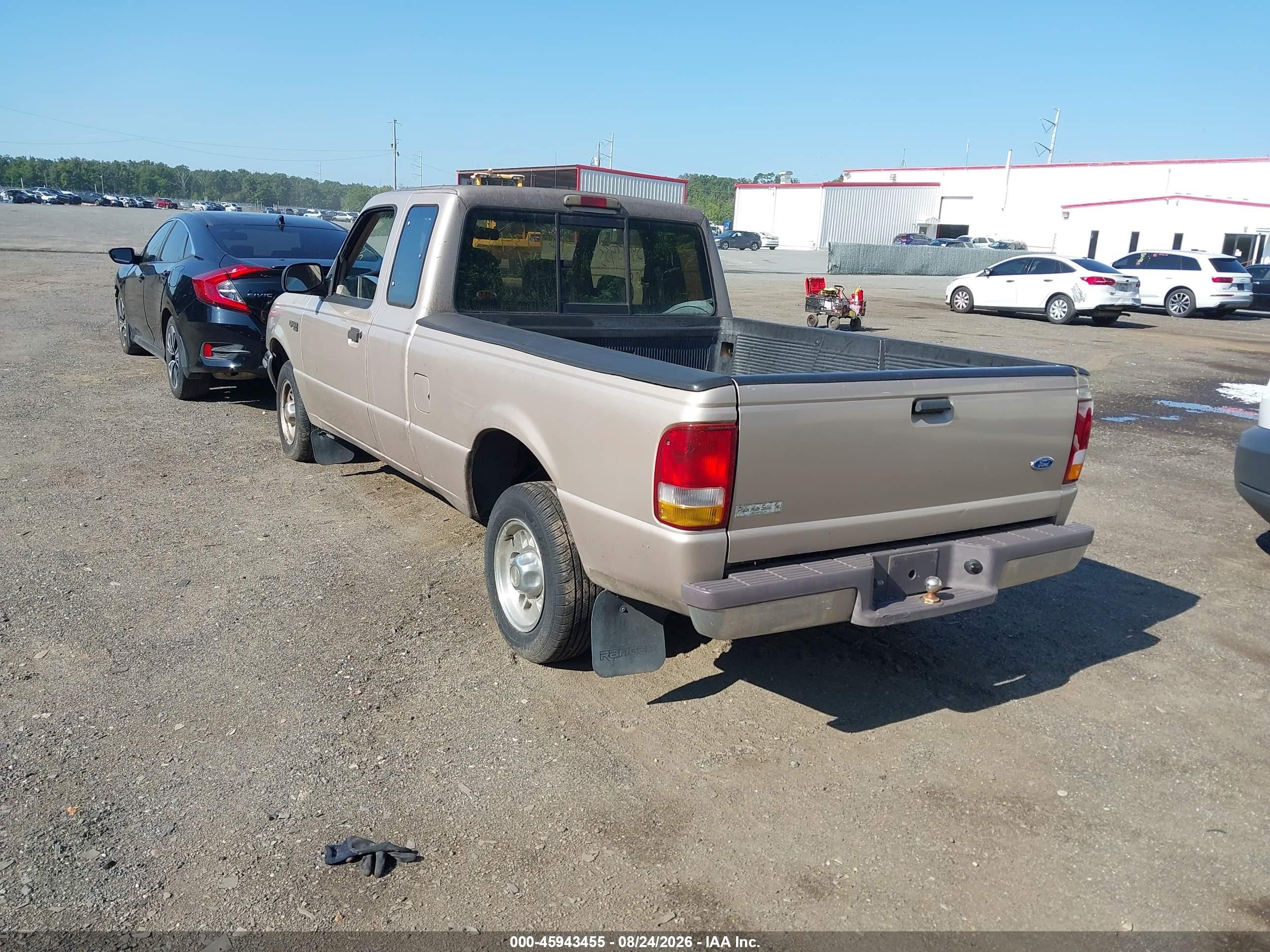 1997 Ford Ranger Splash/xl/xlt Champagne vin: 1FTCR14U2VPA73858