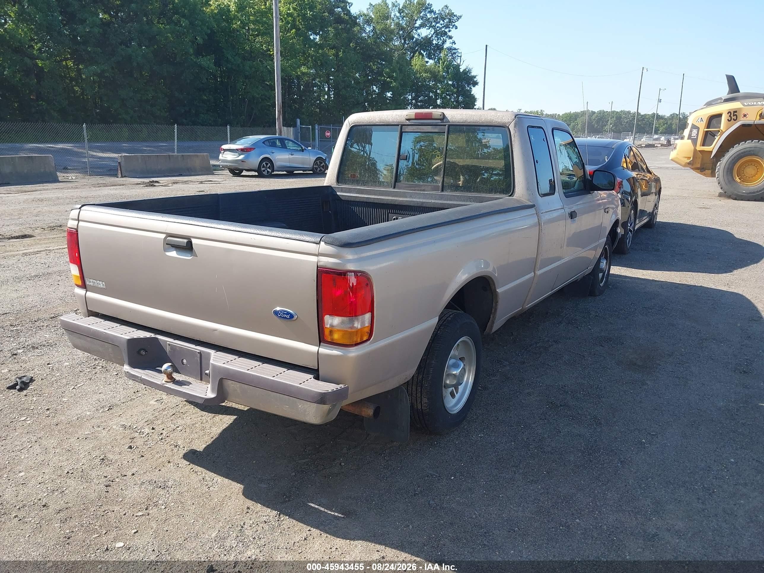 1997 Ford Ranger Splash/xl/xlt Champagne vin: 1FTCR14U2VPA73858