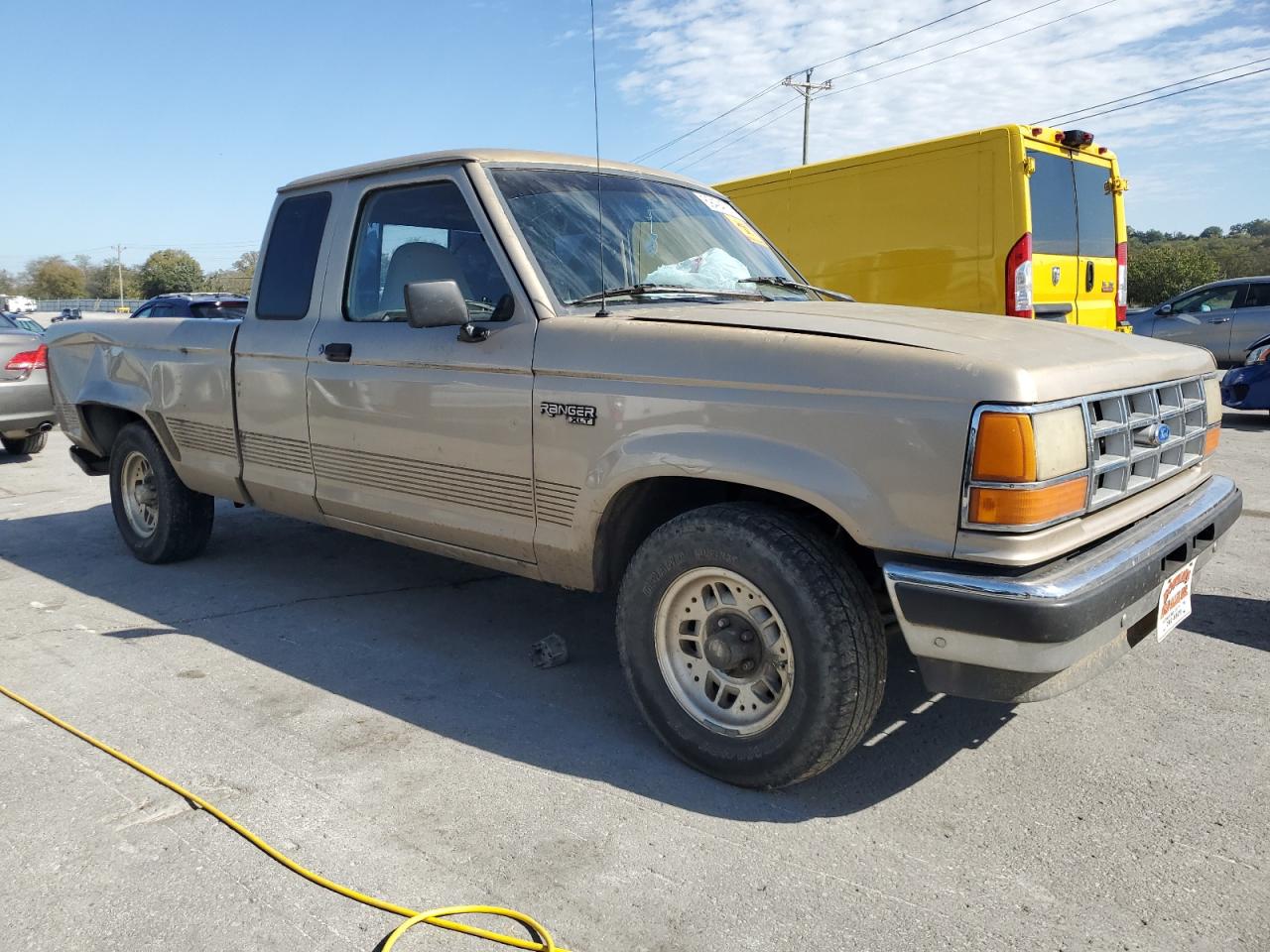 1991 Ford Ranger Super Cab Желто-коричневый vin: 1FTCR14U3MPA05535