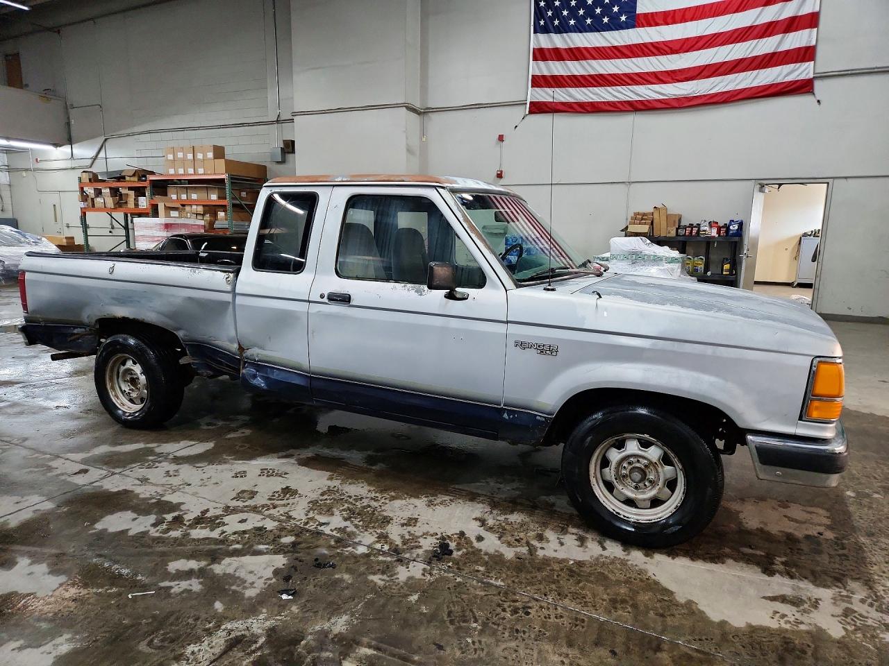 1991 Ford Ranger Super Cab Gray vin: 1FTCR14U3MPA06510