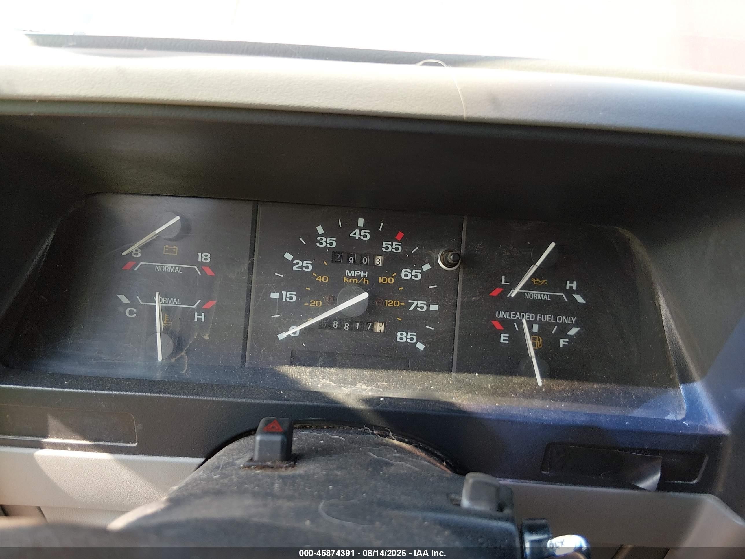 1992 Ford Ranger Super Cab Red vin: 1FTCR14U3NTA56753