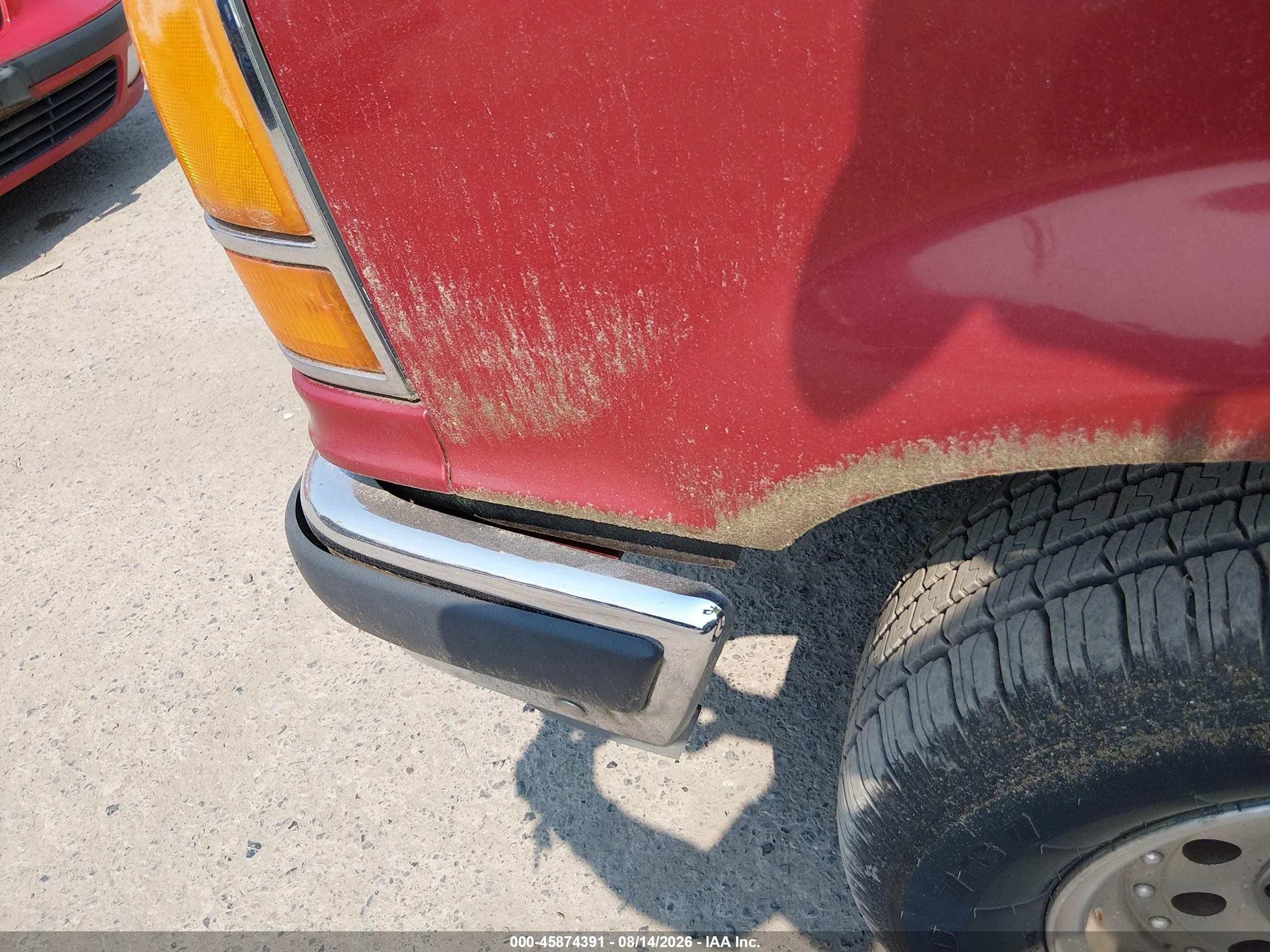 1992 Ford Ranger Super Cab Red vin: 1FTCR14U3NTA56753