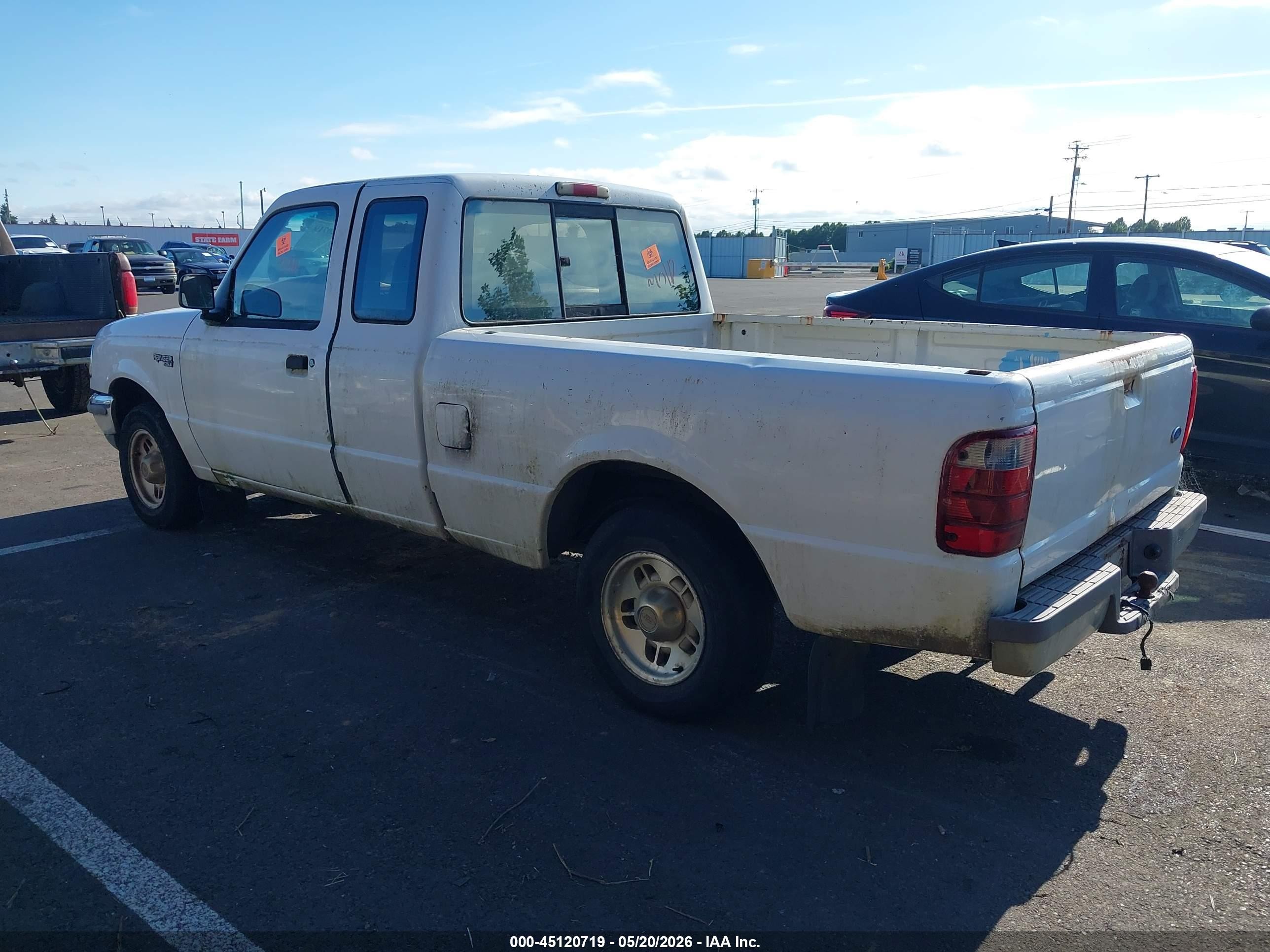 1996 Ford Ranger Super Cab White vin: 1FTCR14U3TPB53943
