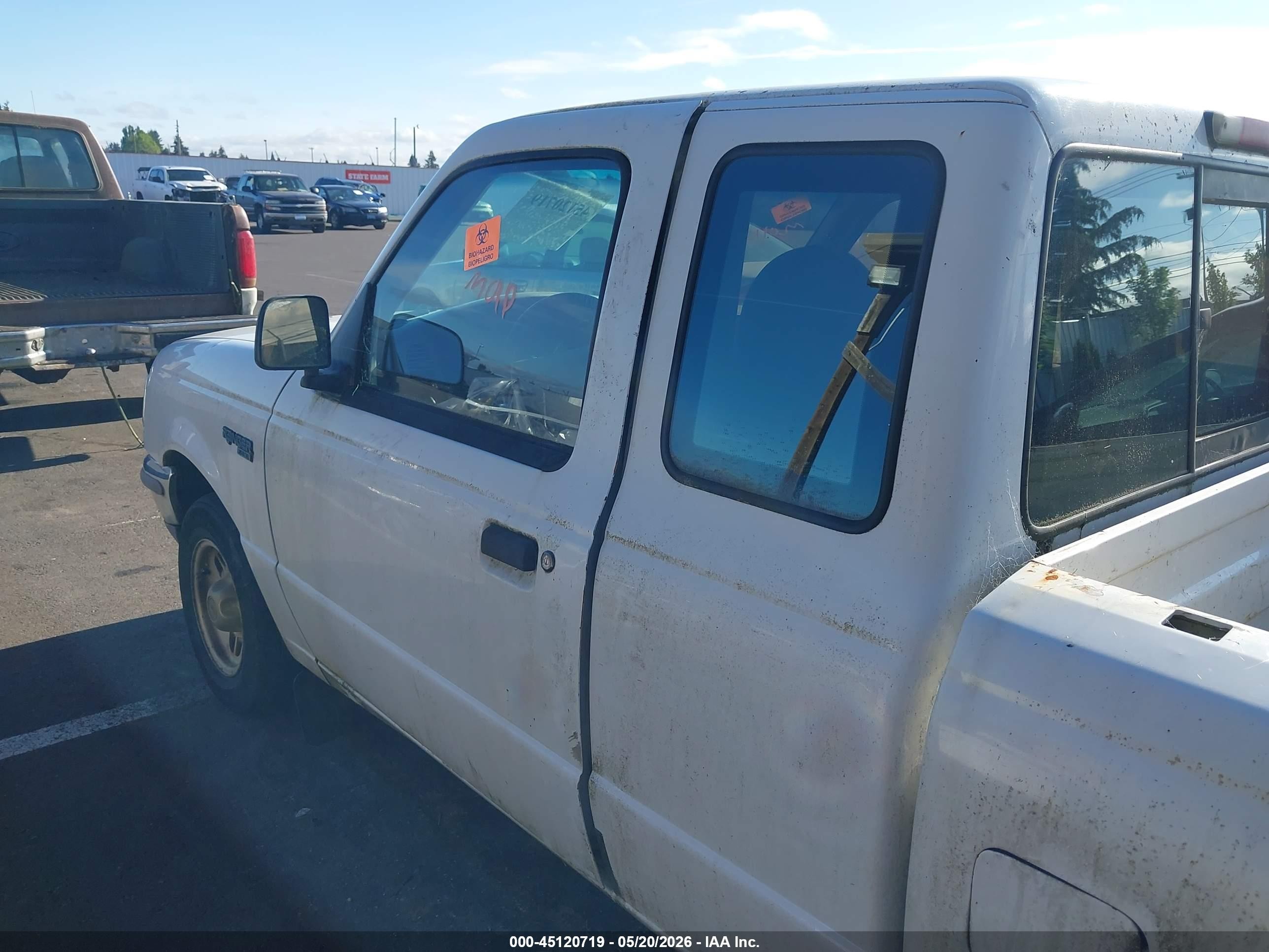1996 Ford Ranger Super Cab White vin: 1FTCR14U3TPB53943