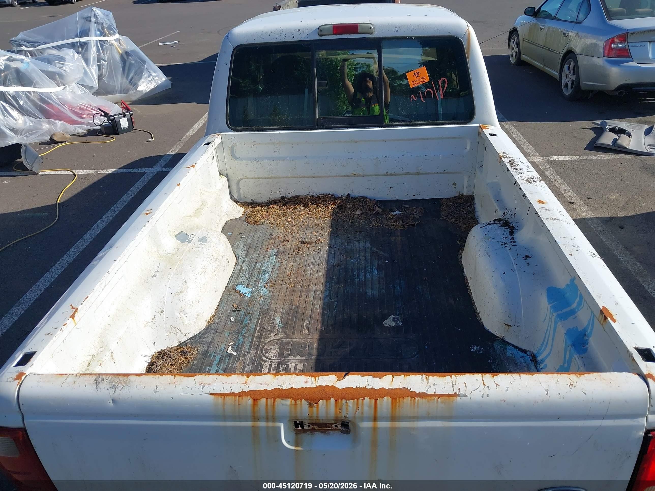 1996 Ford Ranger Super Cab White vin: 1FTCR14U3TPB53943