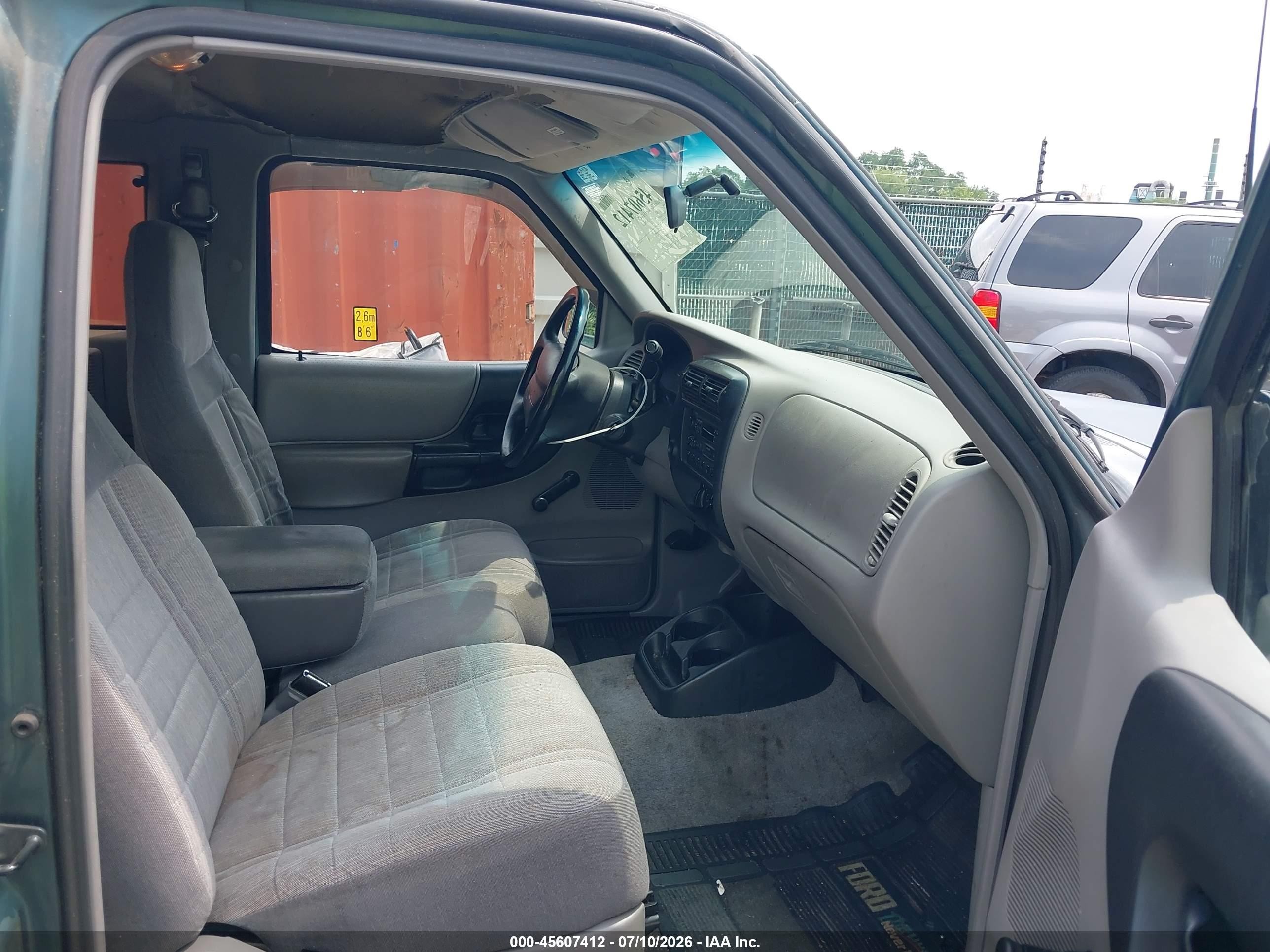 1996 Ford Ranger Super Cab Green vin: 1FTCR14U3TTA64347