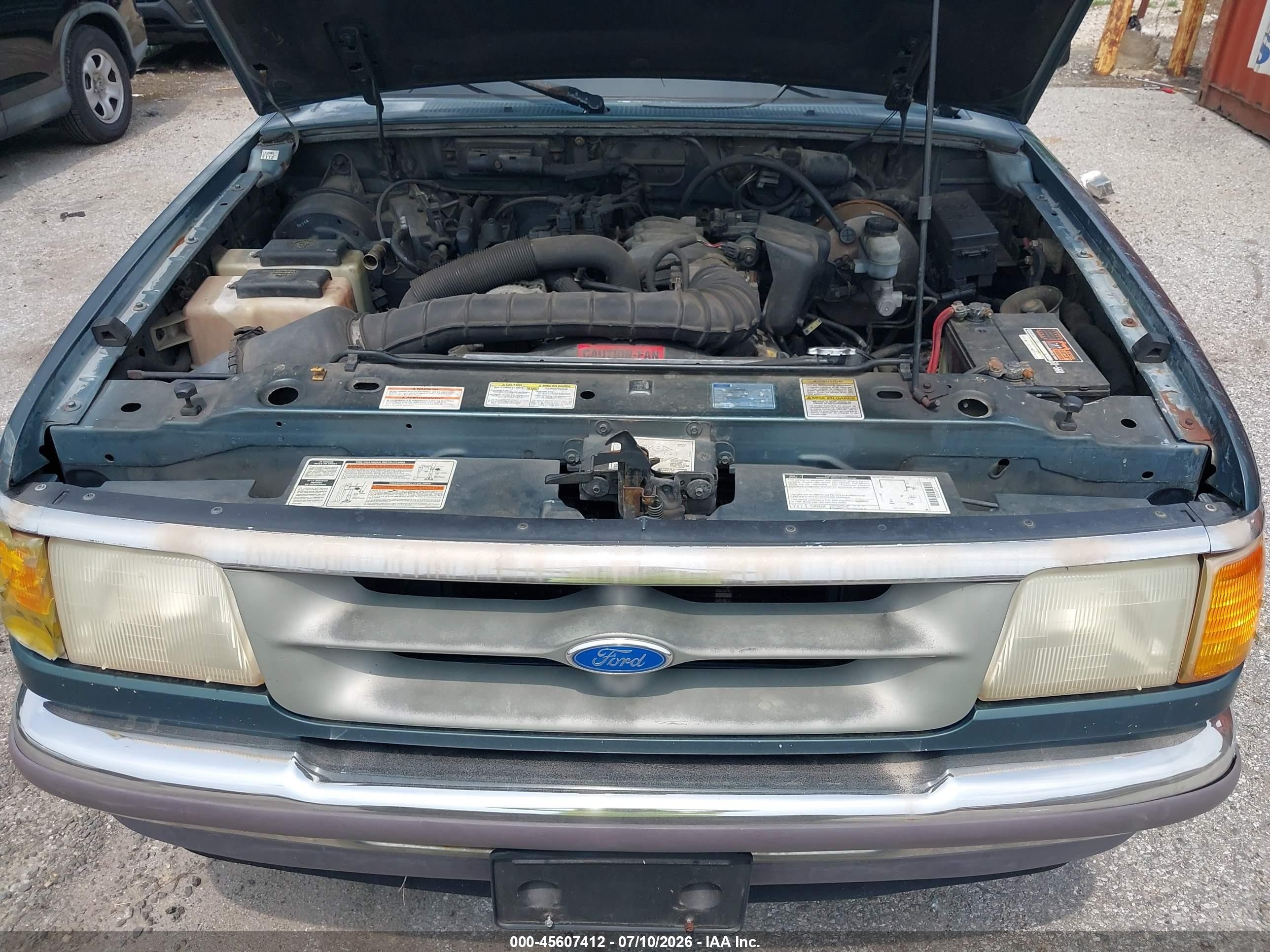 1996 Ford Ranger Super Cab Green vin: 1FTCR14U3TTA64347