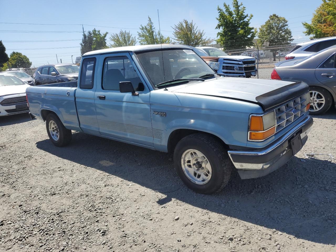 1991 Ford Ranger Super Cab Blue vin: 1FTCR14U4MPA87016