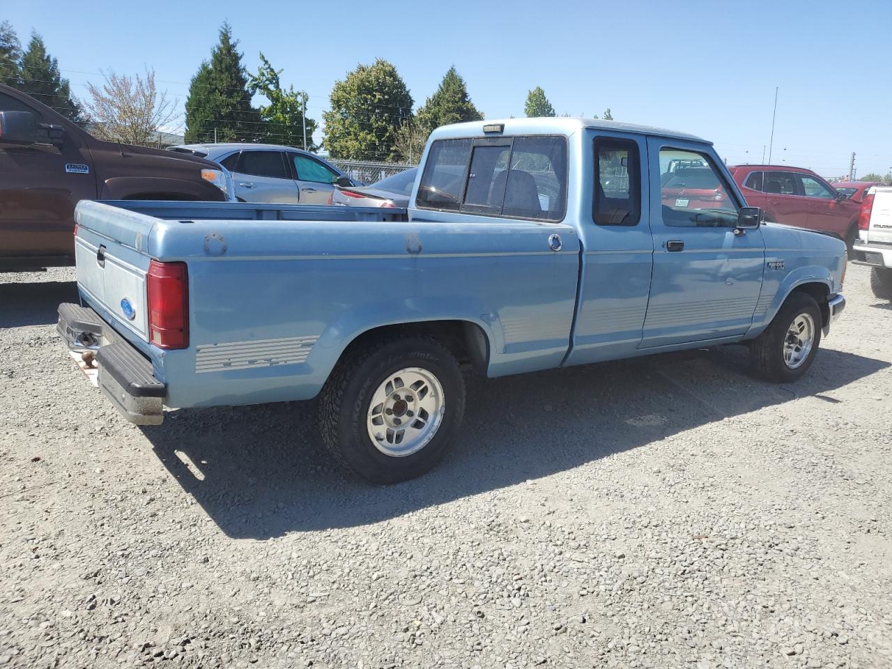 1991 Ford Ranger Super Cab Blue vin: 1FTCR14U4MPA87016