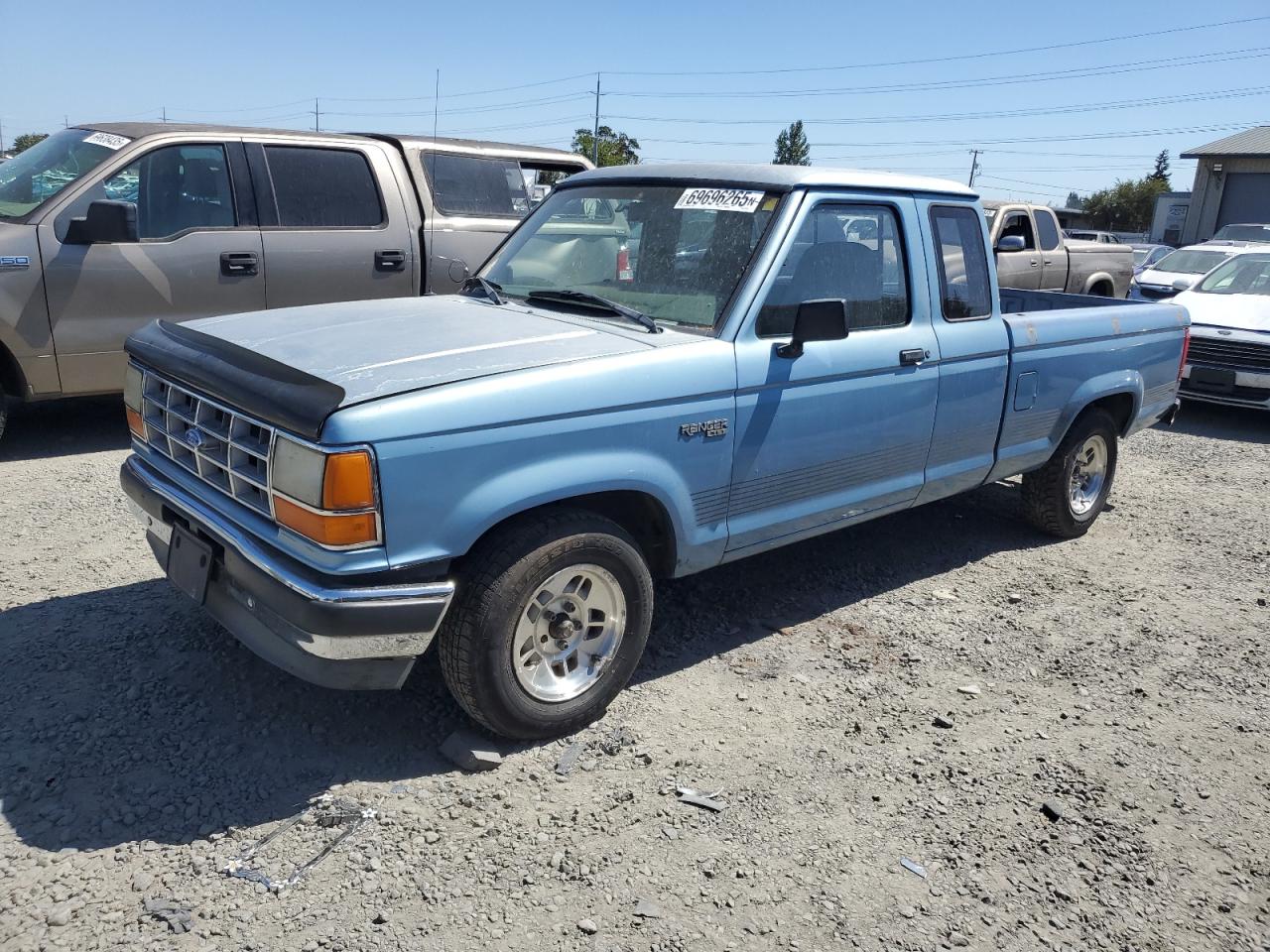1991 Ford Ranger Super Cab Blue vin: 1FTCR14U4MPA87016