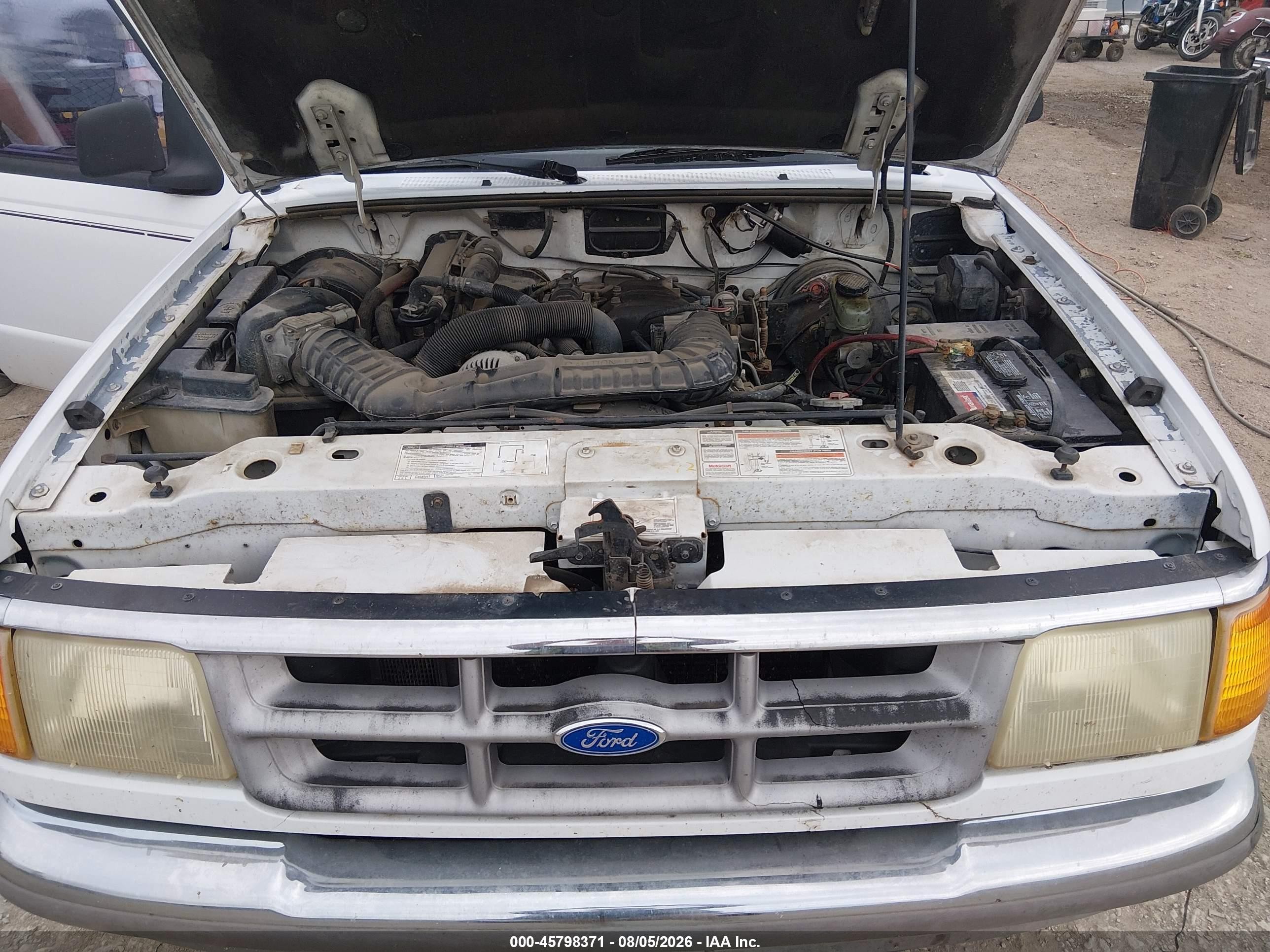 1993 Ford Ranger Super Cab White vin: 1FTCR14U4PPA14698