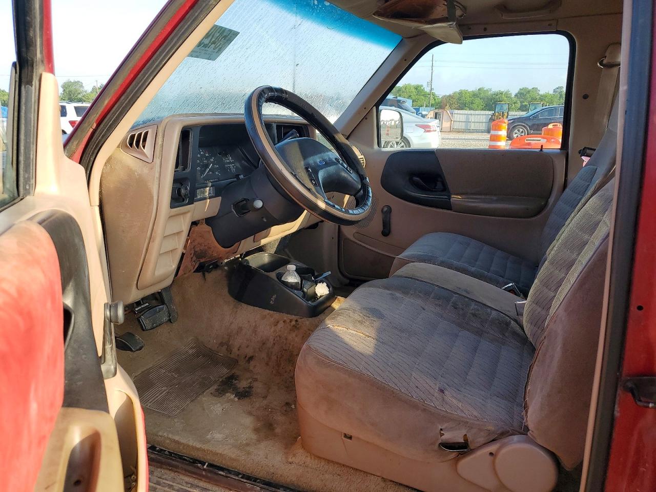 1994 Ford Ranger Super Cab Red vin: 1FTCR14U4RPB74826