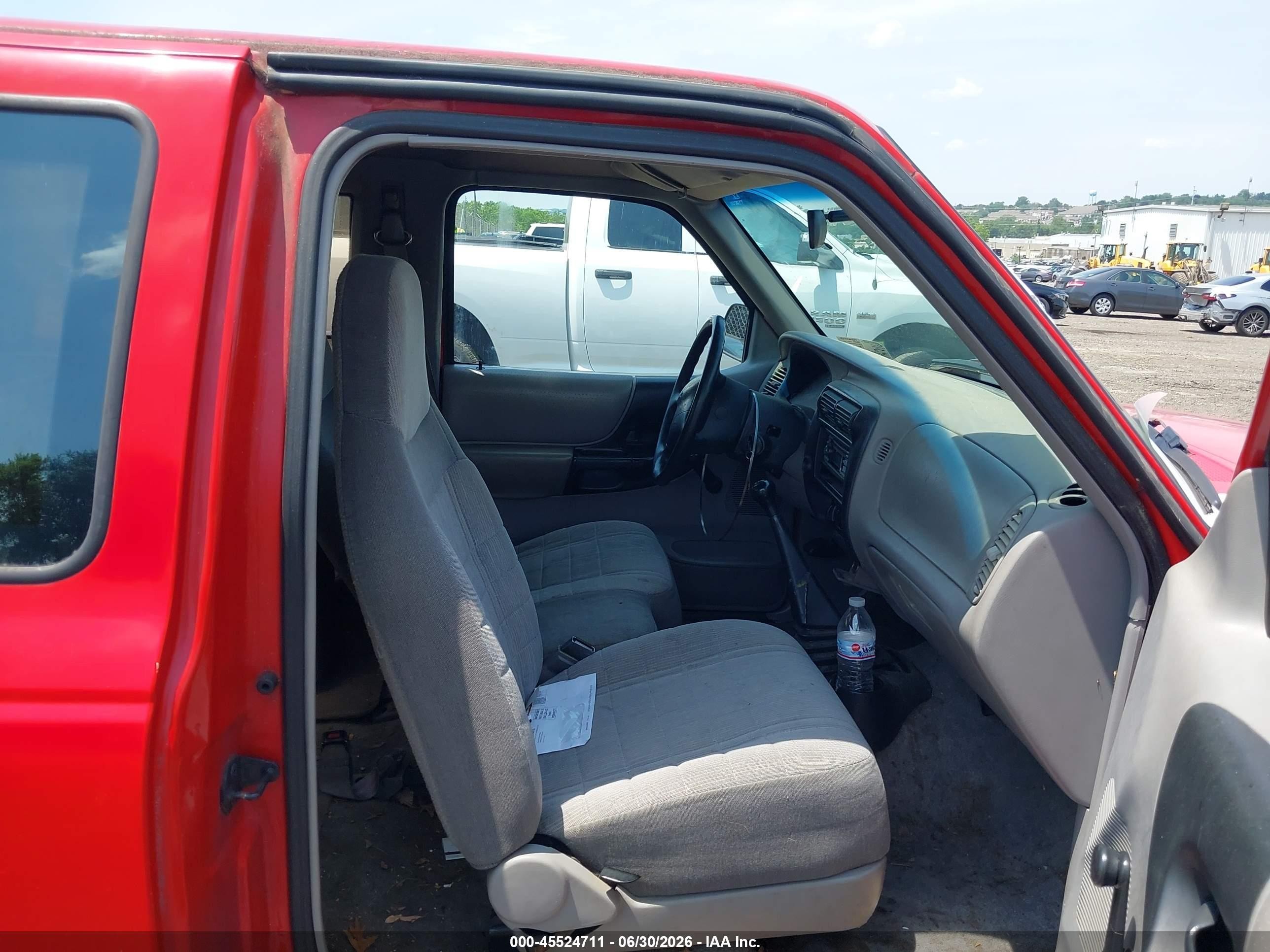 1997 Ford Ranger Splash/xl/xlt Red vin: 1FTCR14U4VPB16287