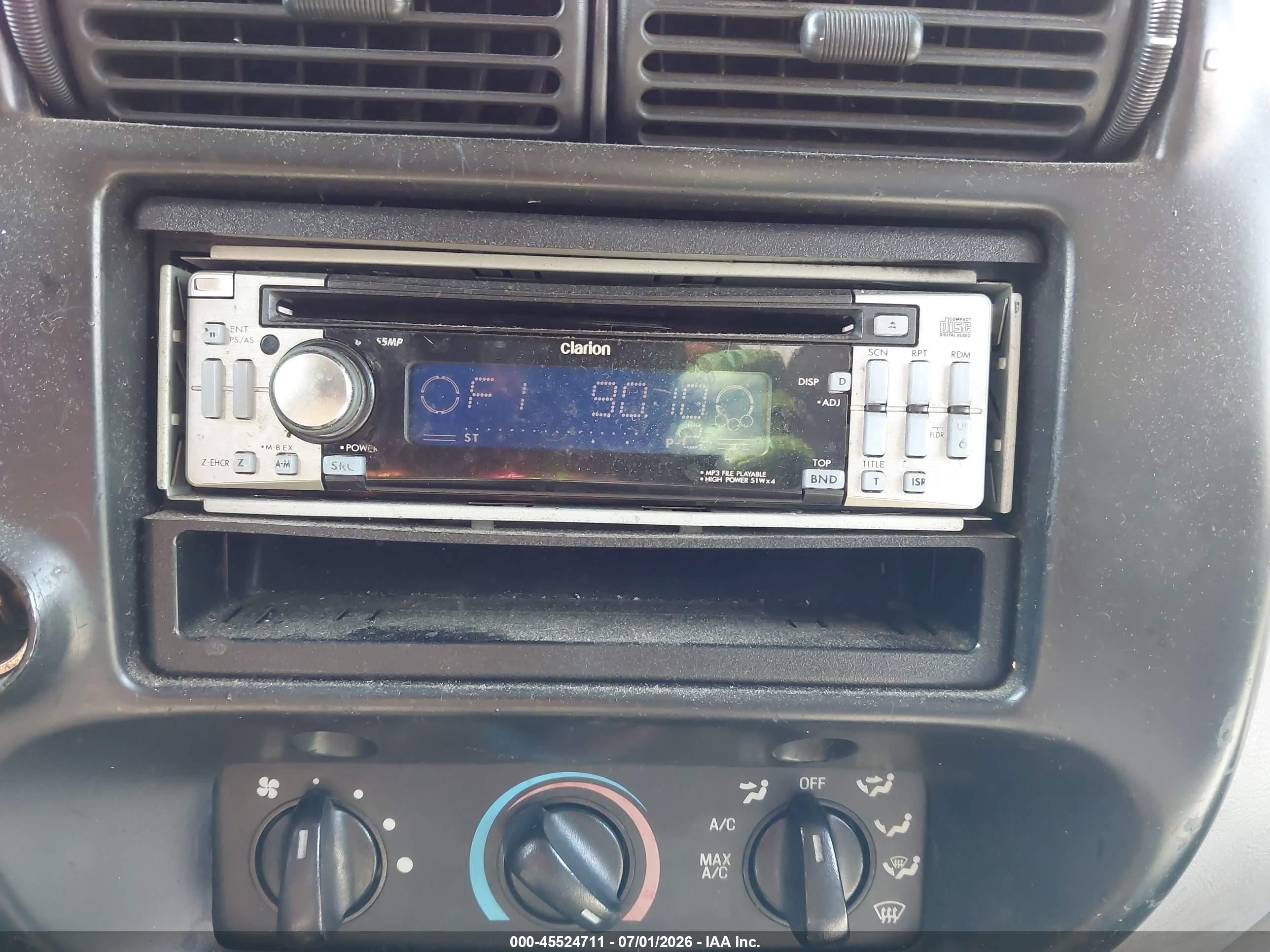 1997 Ford Ranger Splash/xl/xlt Red vin: 1FTCR14U4VPB16287