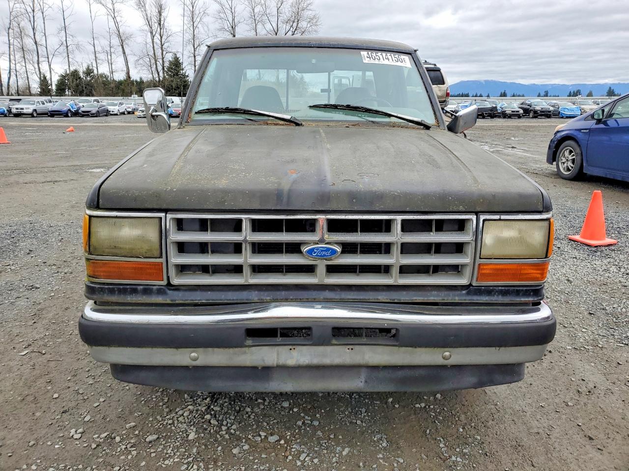 1991 Ford Ranger Super Cab Black vin: 1FTCR14U5MPA69107