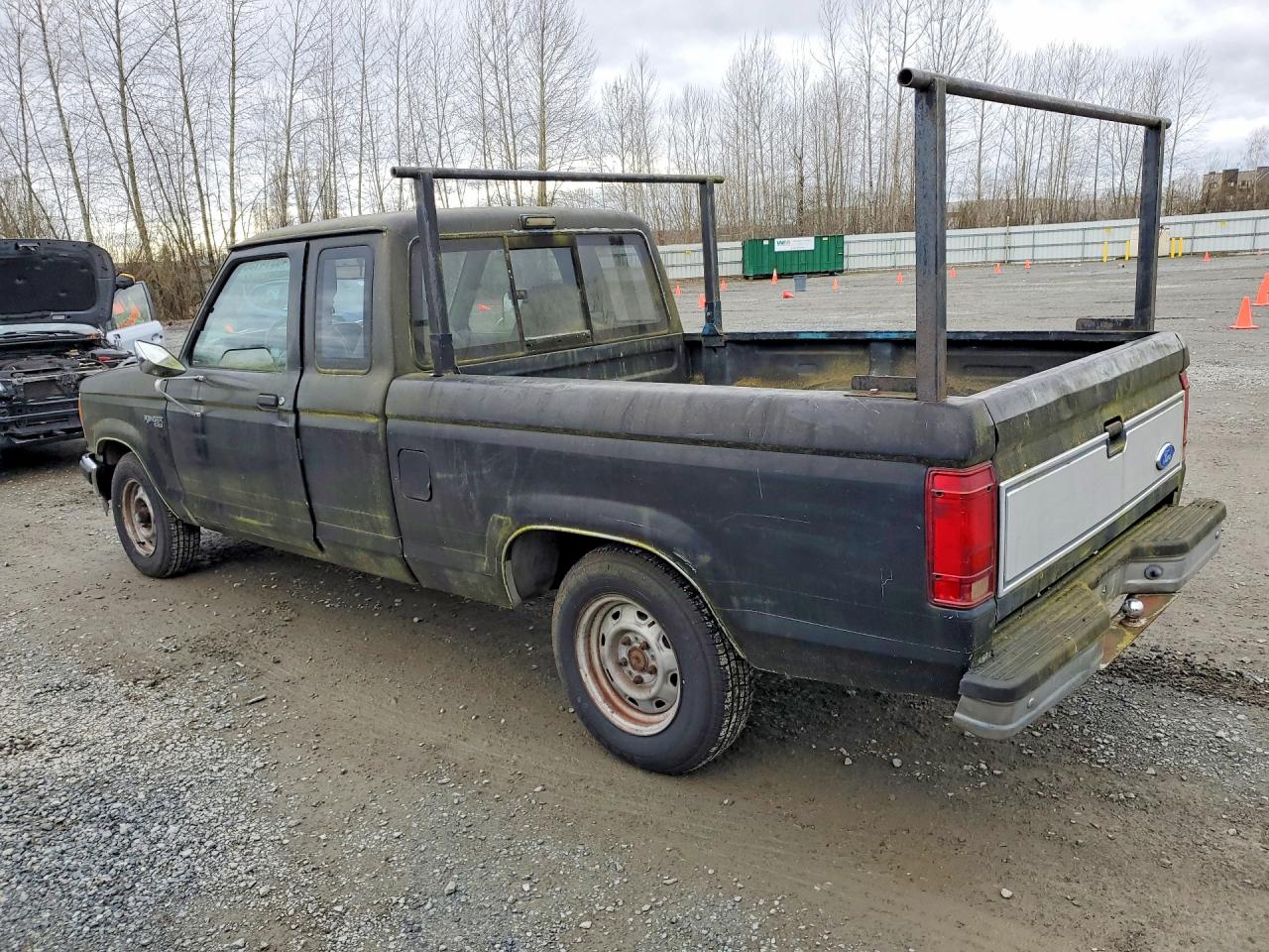1991 Ford Ranger Super Cab Black vin: 1FTCR14U5MPA69107