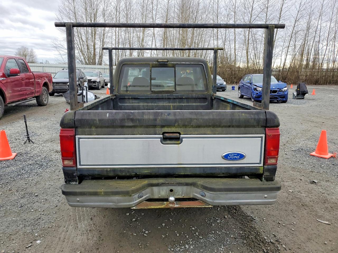 1991 Ford Ranger Super Cab Black vin: 1FTCR14U5MPA69107