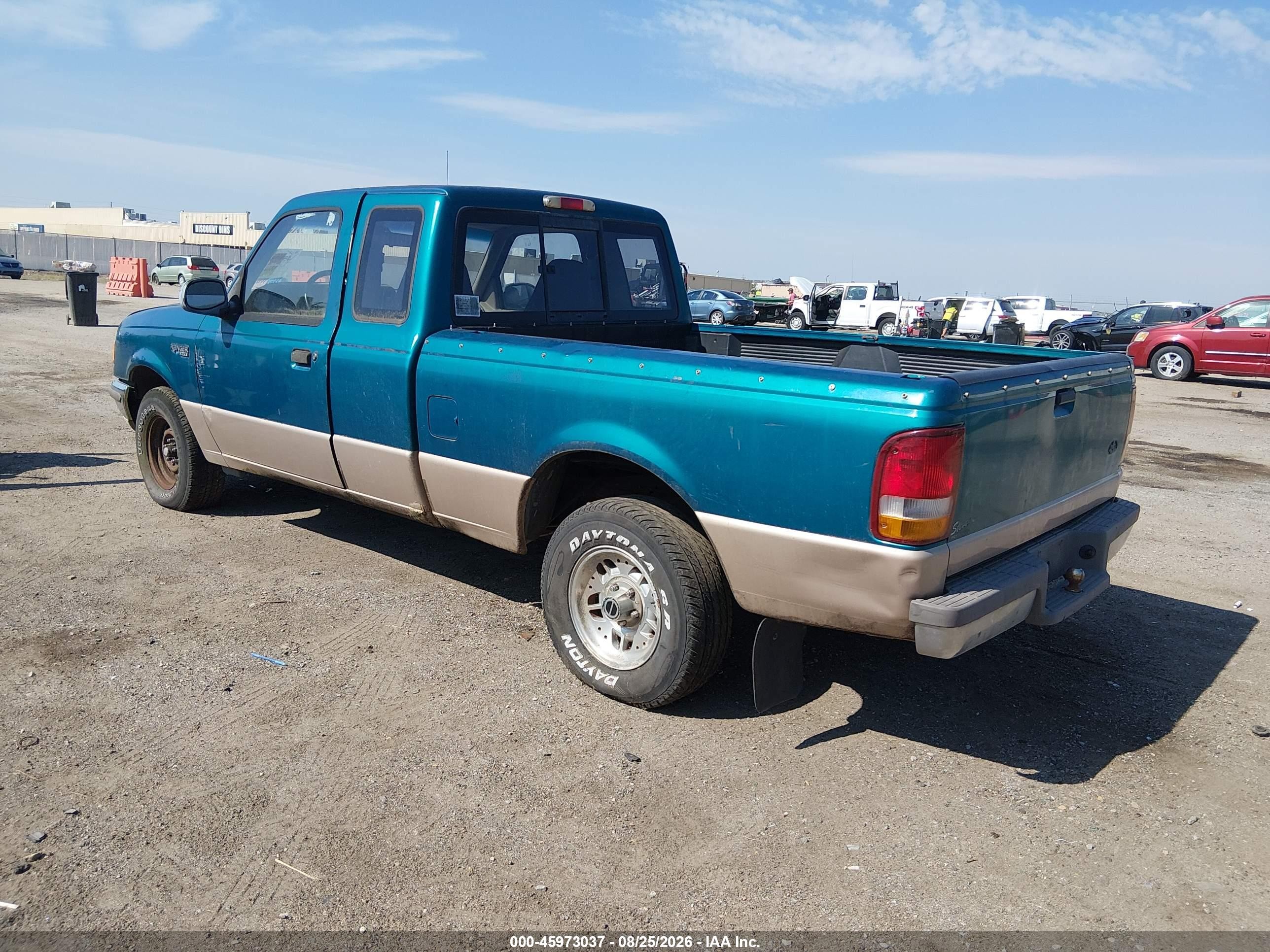 1993 Ford Ranger Super Cab Green vin: 1FTCR14U5PPA43546