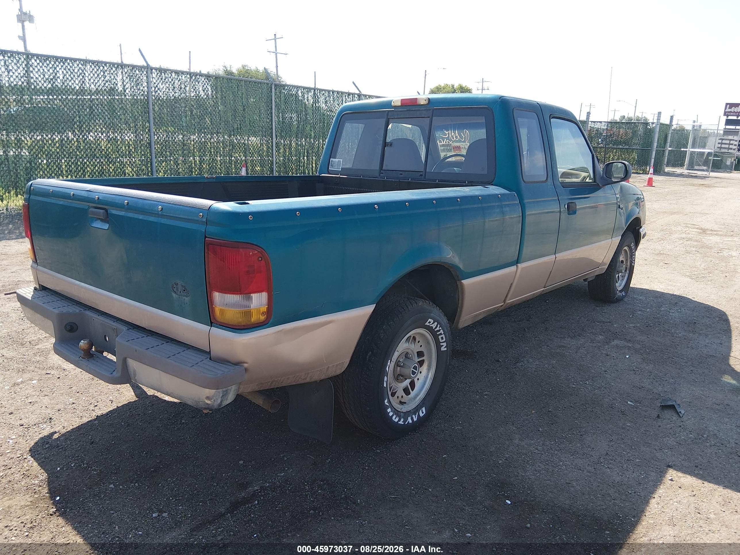 1993 Ford Ranger Super Cab Green vin: 1FTCR14U5PPA43546
