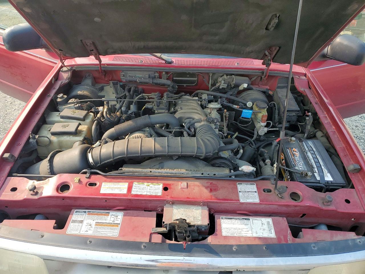 1995 Ford Ranger Super Cab Красный vin: 1FTCR14U5SPA15187