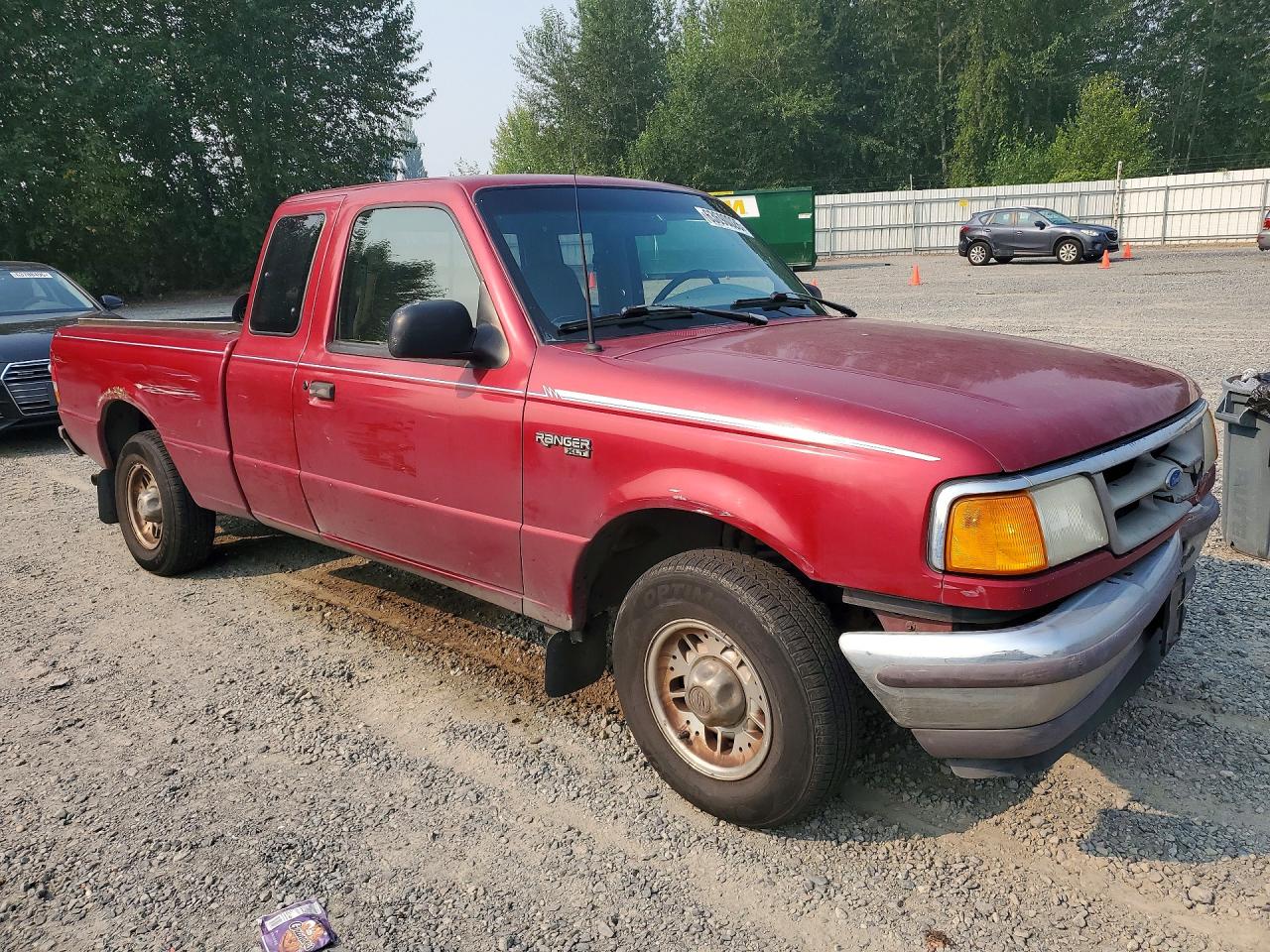 1995 Ford Ranger Super Cab Красный vin: 1FTCR14U5SPA15187