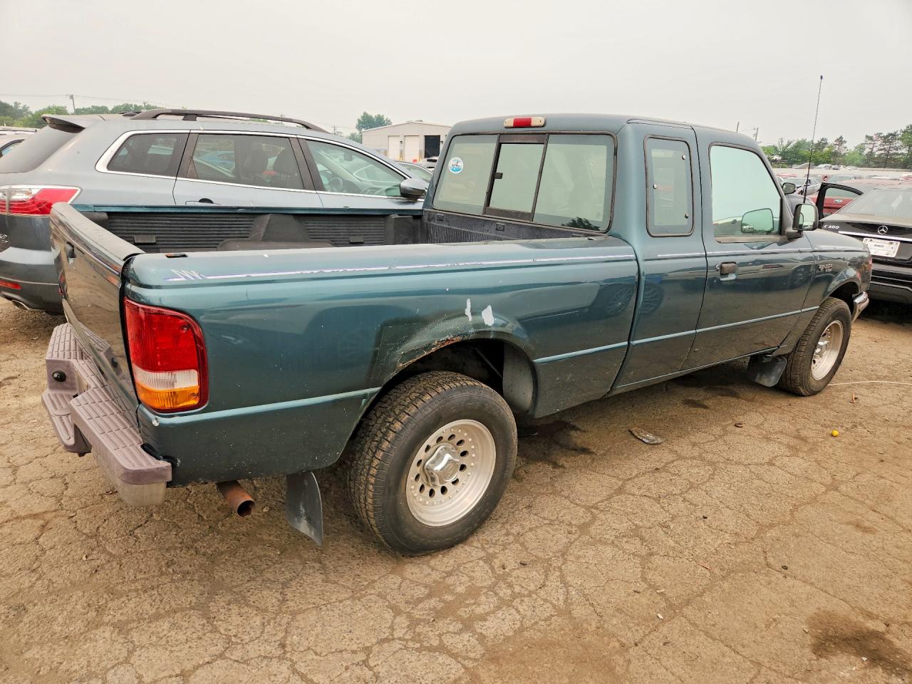 1996 Ford Ranger Super Cab Green vin: 1FTCR14U5TTA60526