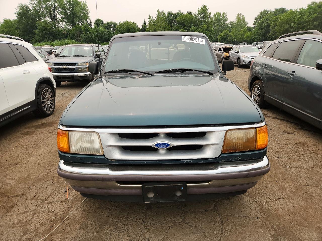 1996 Ford Ranger Super Cab Green vin: 1FTCR14U5TTA60526