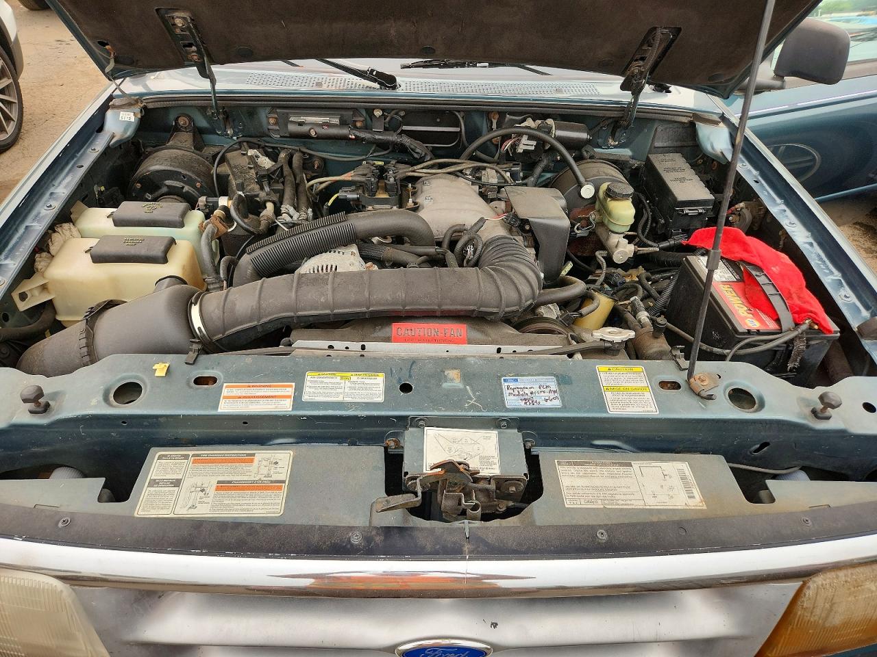 1996 Ford Ranger Super Cab Green vin: 1FTCR14U5TTA60526