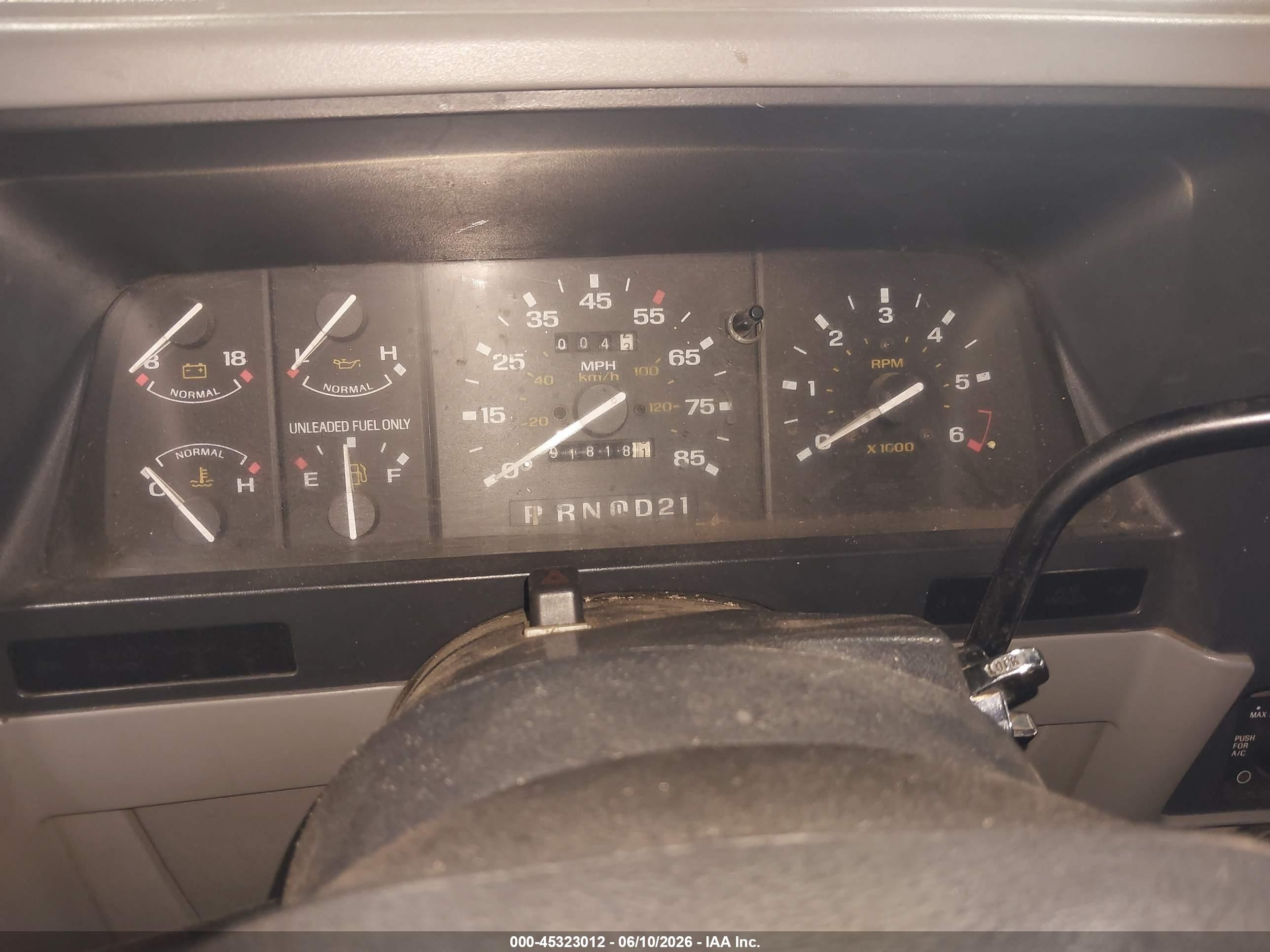 1991 Ford Ranger Super Cab White vin: 1FTCR14U6MPA20420