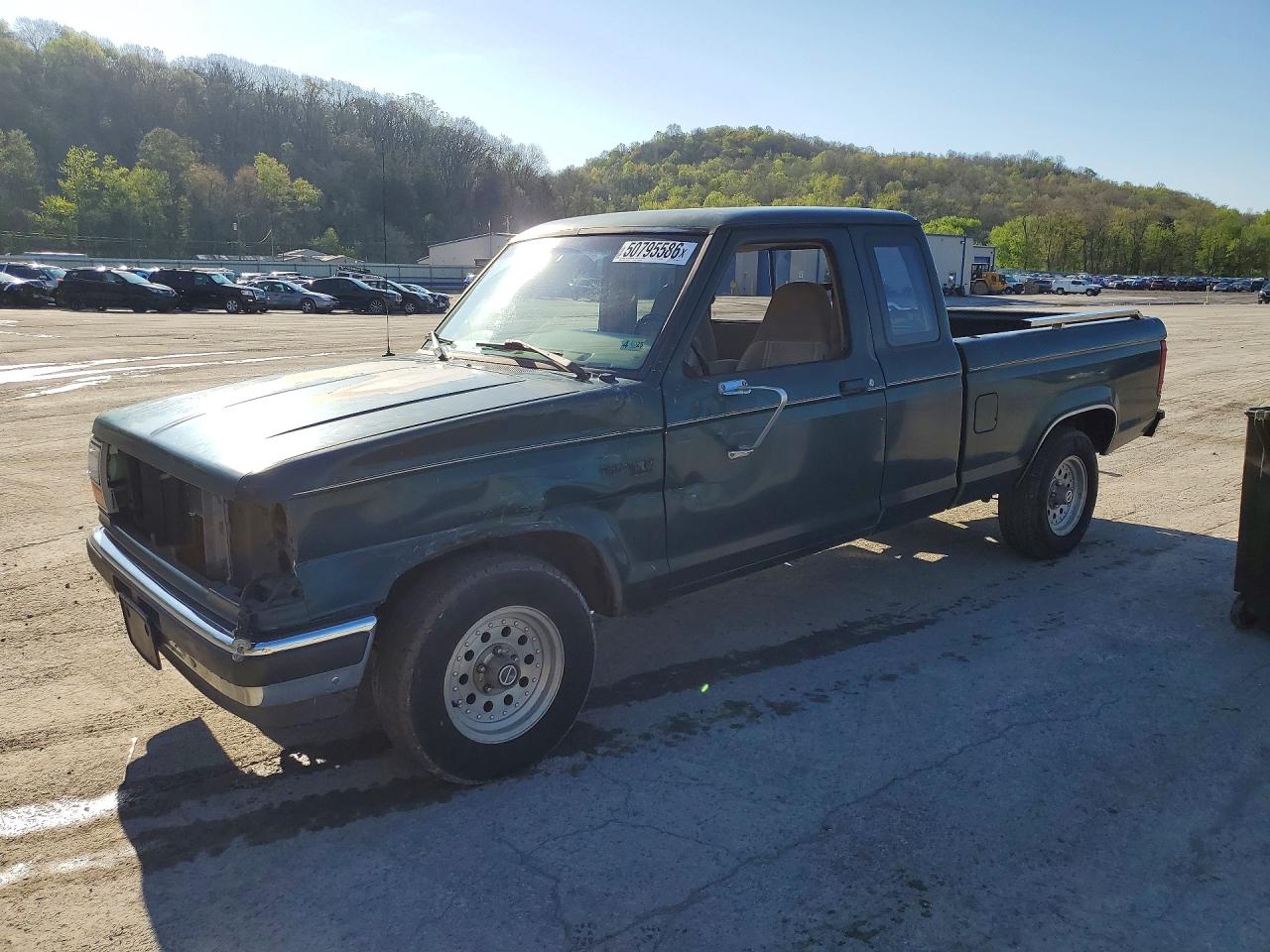 1991 Ford Ranger Super Cab Зеленый vin: 1FTCR14U7MPB19571