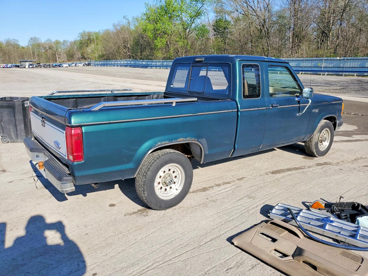 1991 Ford Ranger Super Cab Green vin: 1FTCR14U7MPB19571