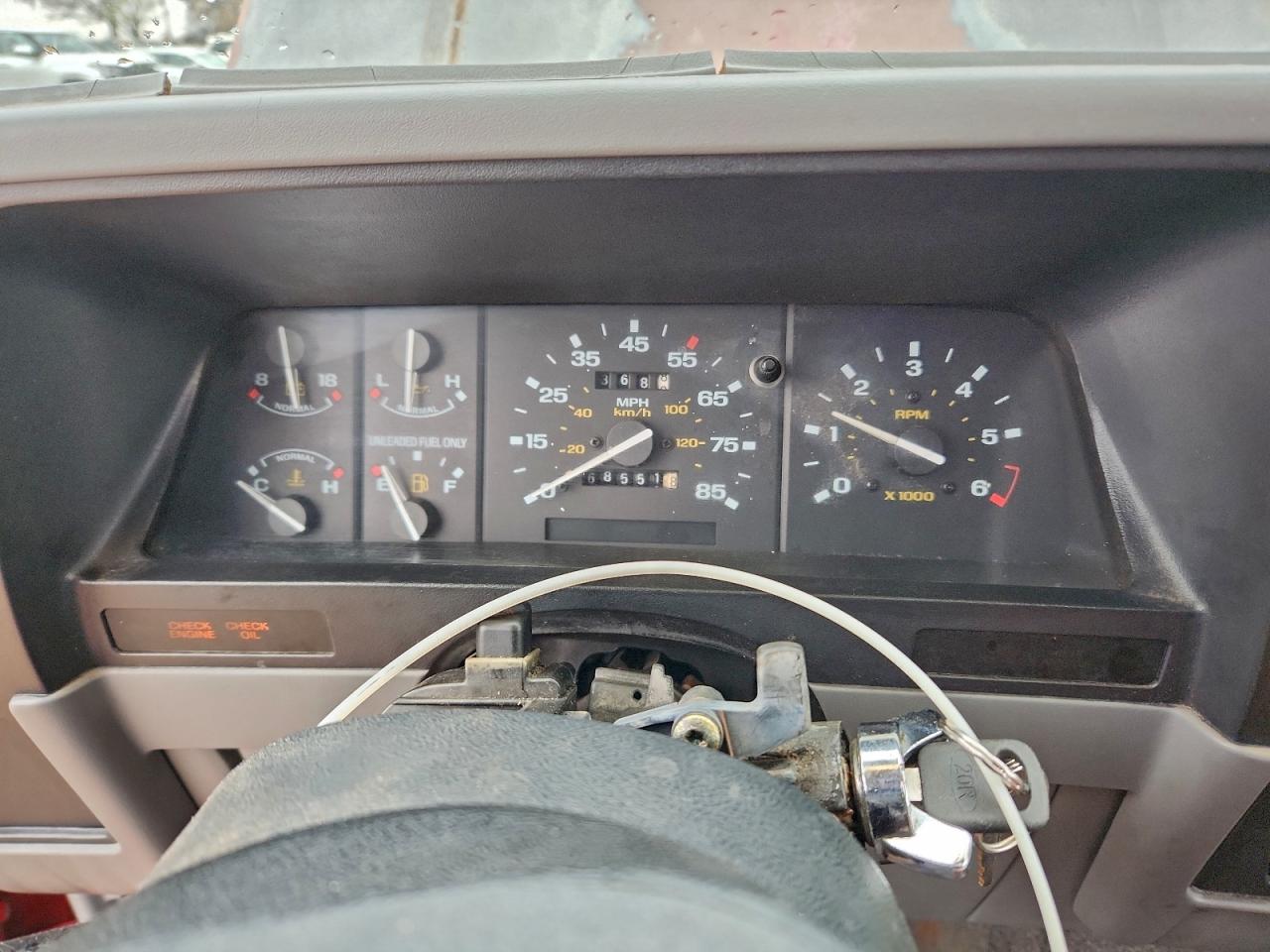 1991 Ford Ranger Super Cab Red vin: 1FTCR14U7MTA39601