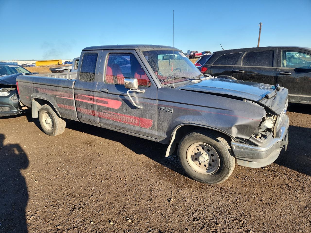 1992 Ford Ranger Super Cab Серый vin: 1FTCR14U7NPA08018