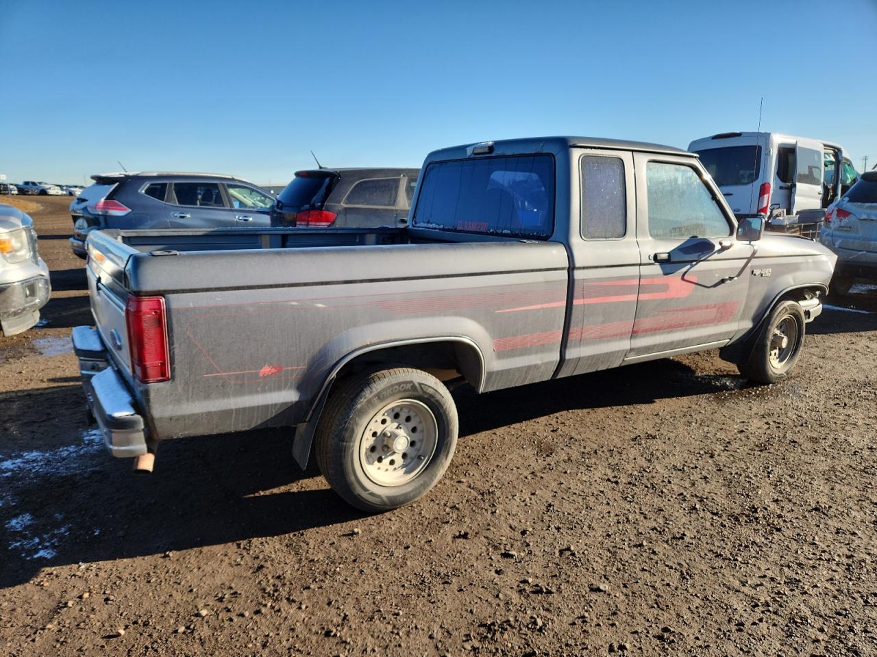 1992 Ford Ranger Super Cab Серый vin: 1FTCR14U7NPA08018