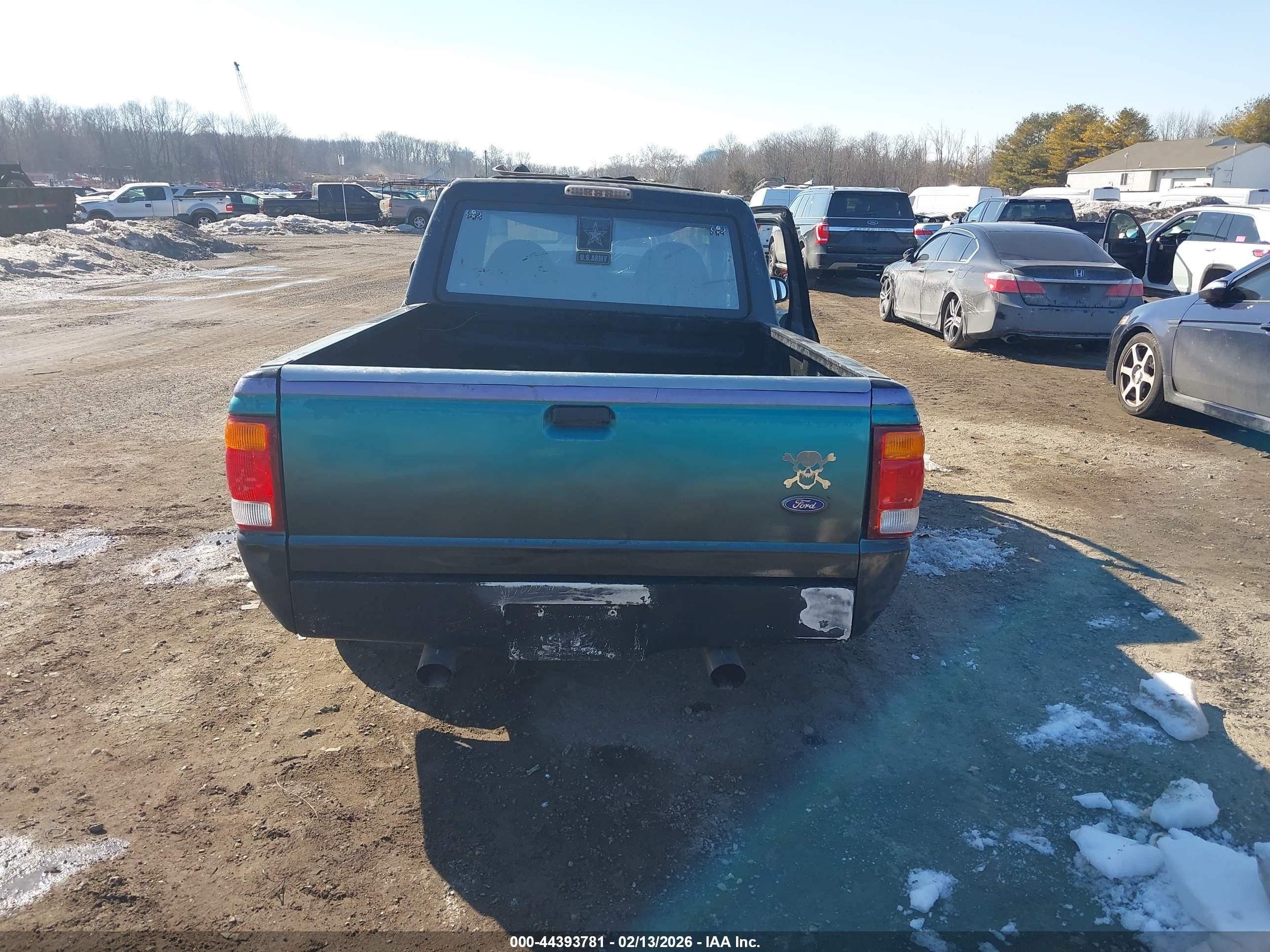 1993 Ford Ranger Super Cab Black vin: 1FTCR14U7PTA66642