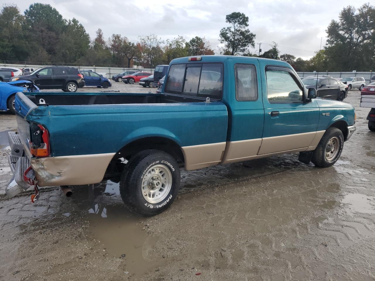 1994 Ford Ranger Super Cab Green vin: 1FTCR14U7RTA97750