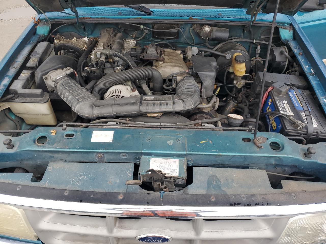 1994 Ford Ranger Super Cab Green vin: 1FTCR14U7RTA97750