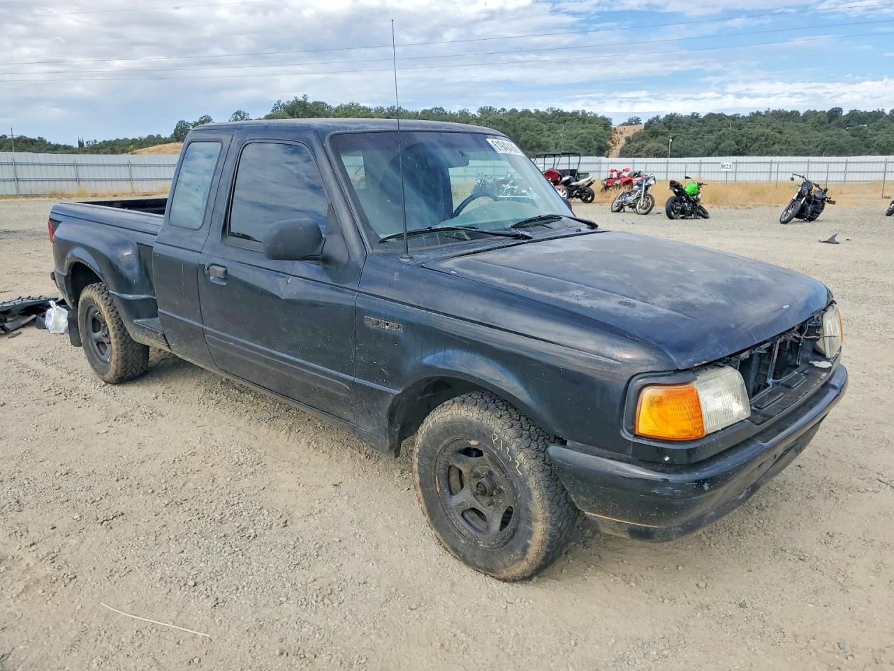 1996 Ford Ranger Super Cab Black vin: 1FTCR14U7TPA07593