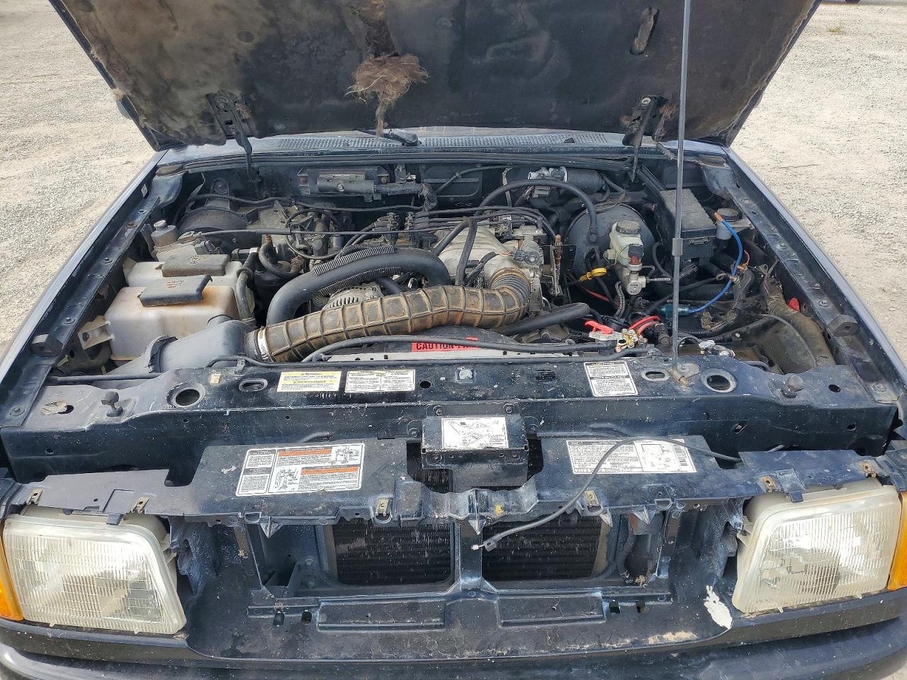 1996 Ford Ranger Super Cab Black vin: 1FTCR14U7TPA07593