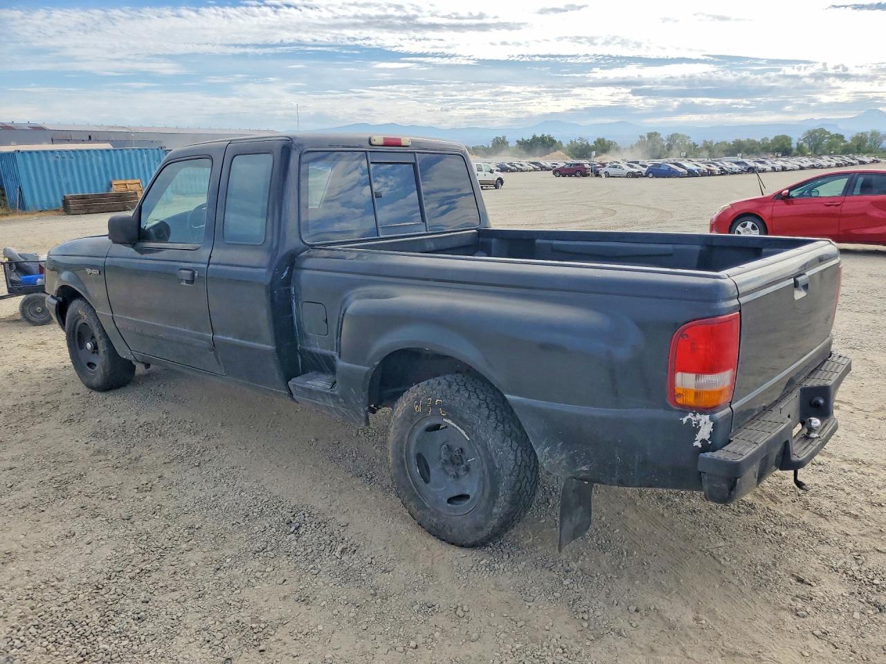 1996 Ford Ranger Super Cab Black vin: 1FTCR14U7TPA07593