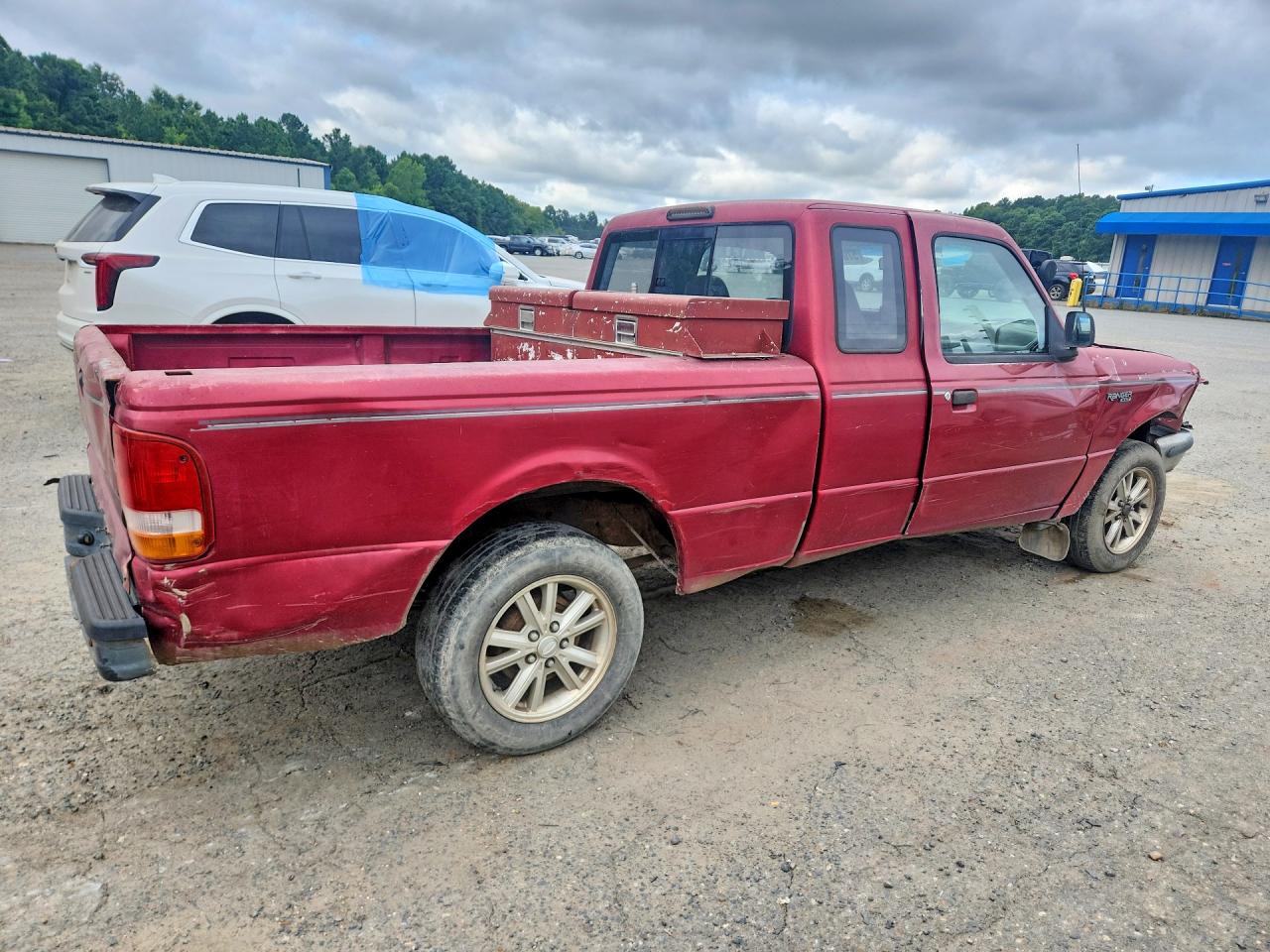 1994 Ford Ranger Super Cab Red vin: 1FTCR14U8RPB05914
