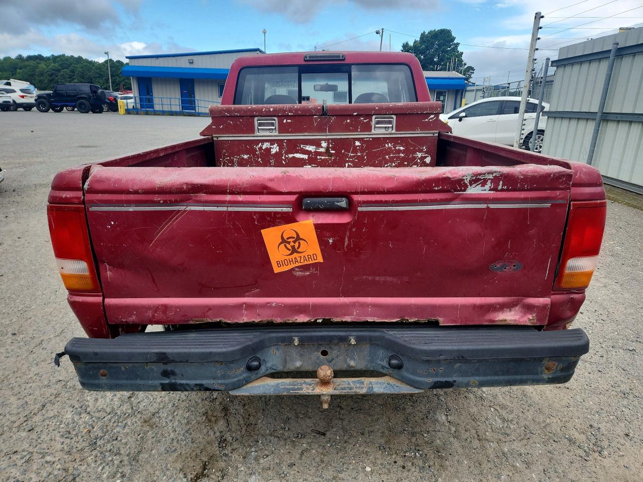 1994 Ford Ranger Super Cab Red vin: 1FTCR14U8RPB05914