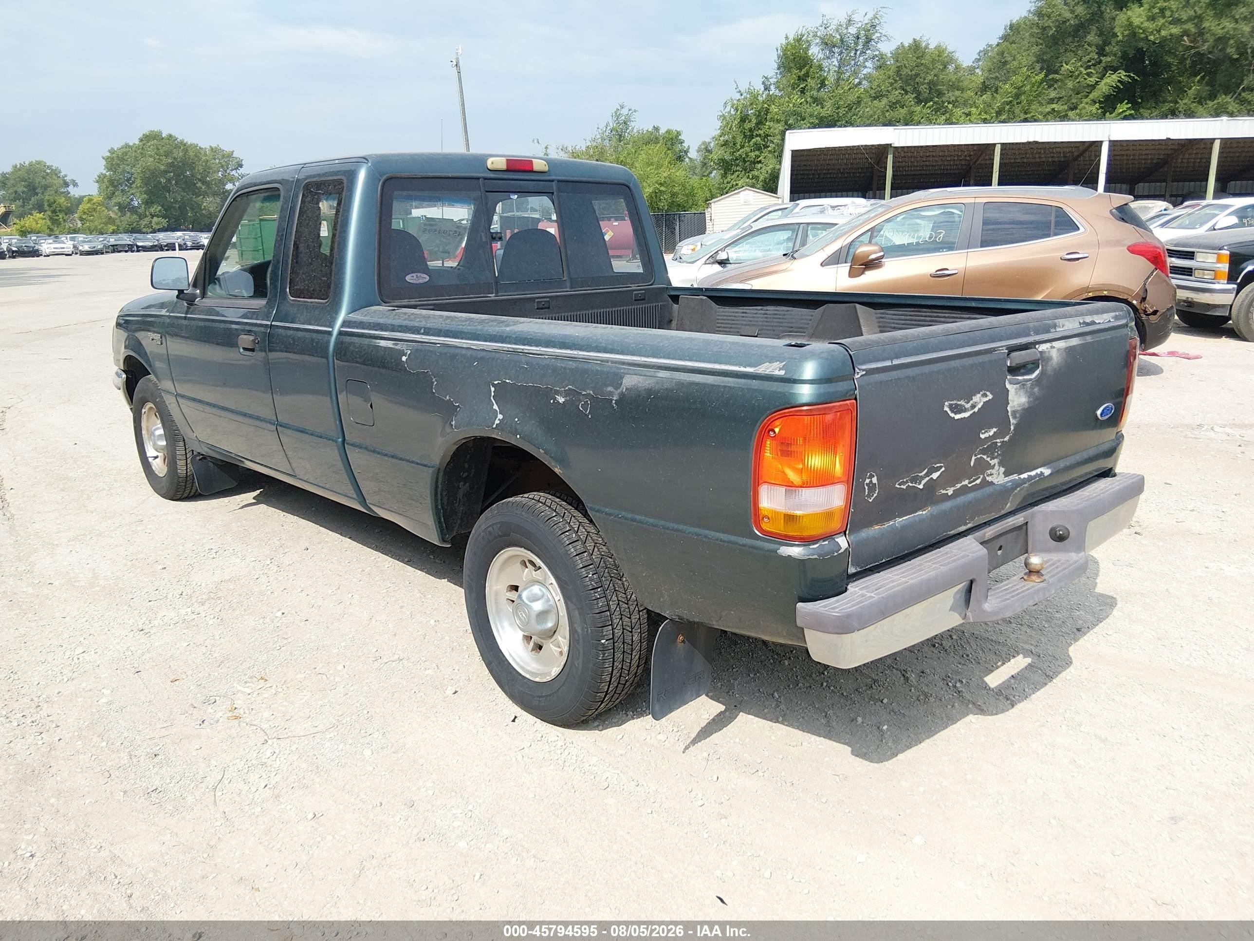 1995 Ford Ranger Super Cab Green vin: 1FTCR14U9SPA78020