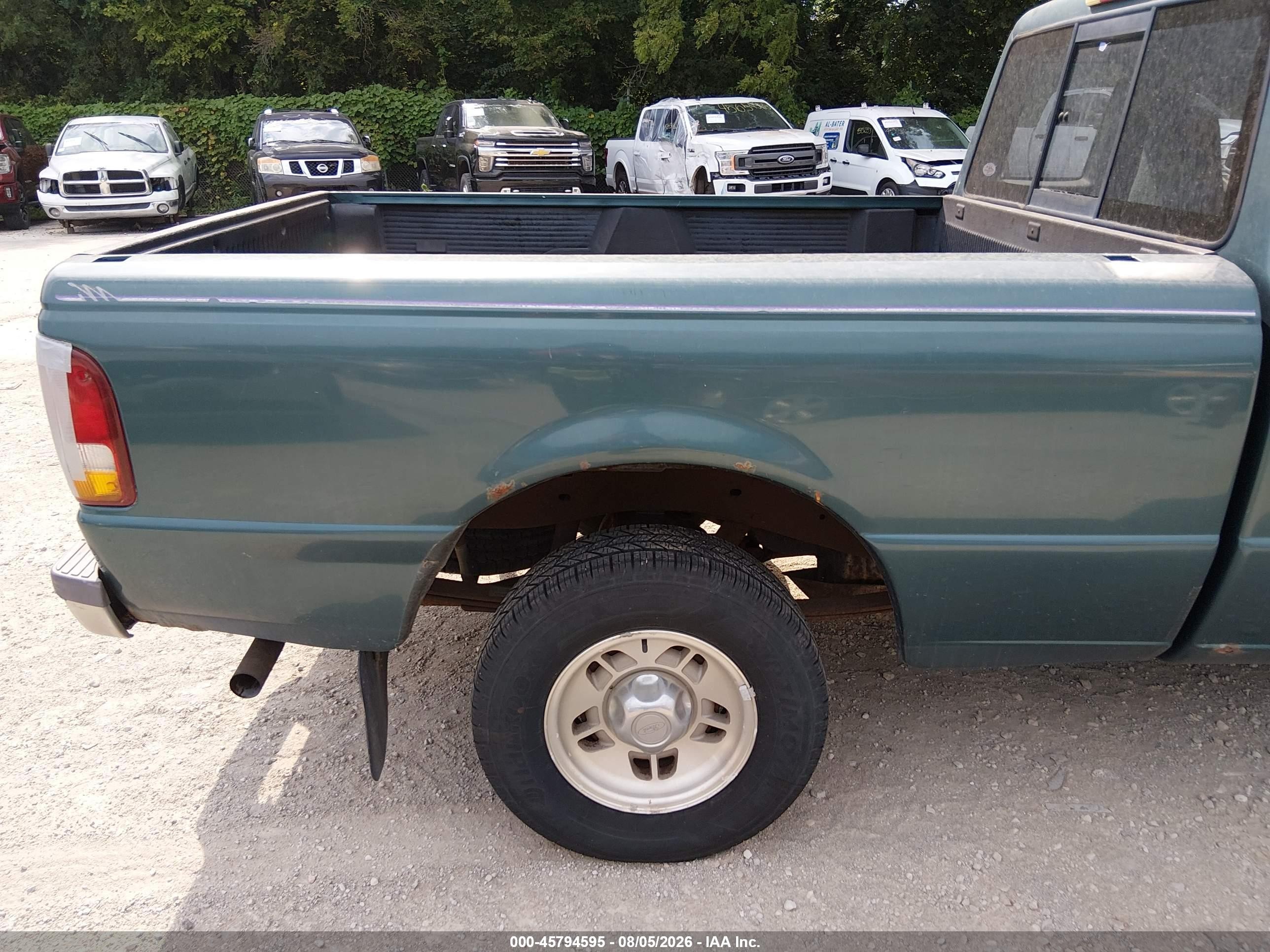 1995 Ford Ranger Super Cab Green vin: 1FTCR14U9SPA78020