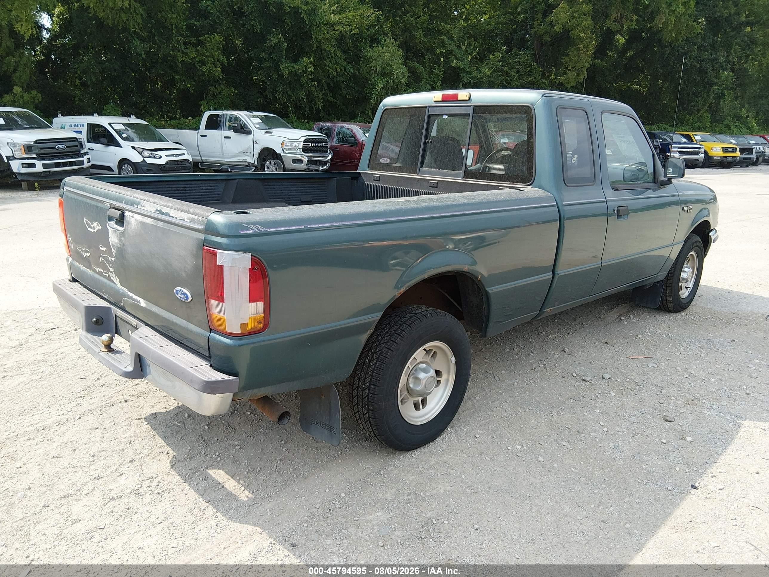 1995 Ford Ranger Super Cab Green vin: 1FTCR14U9SPA78020