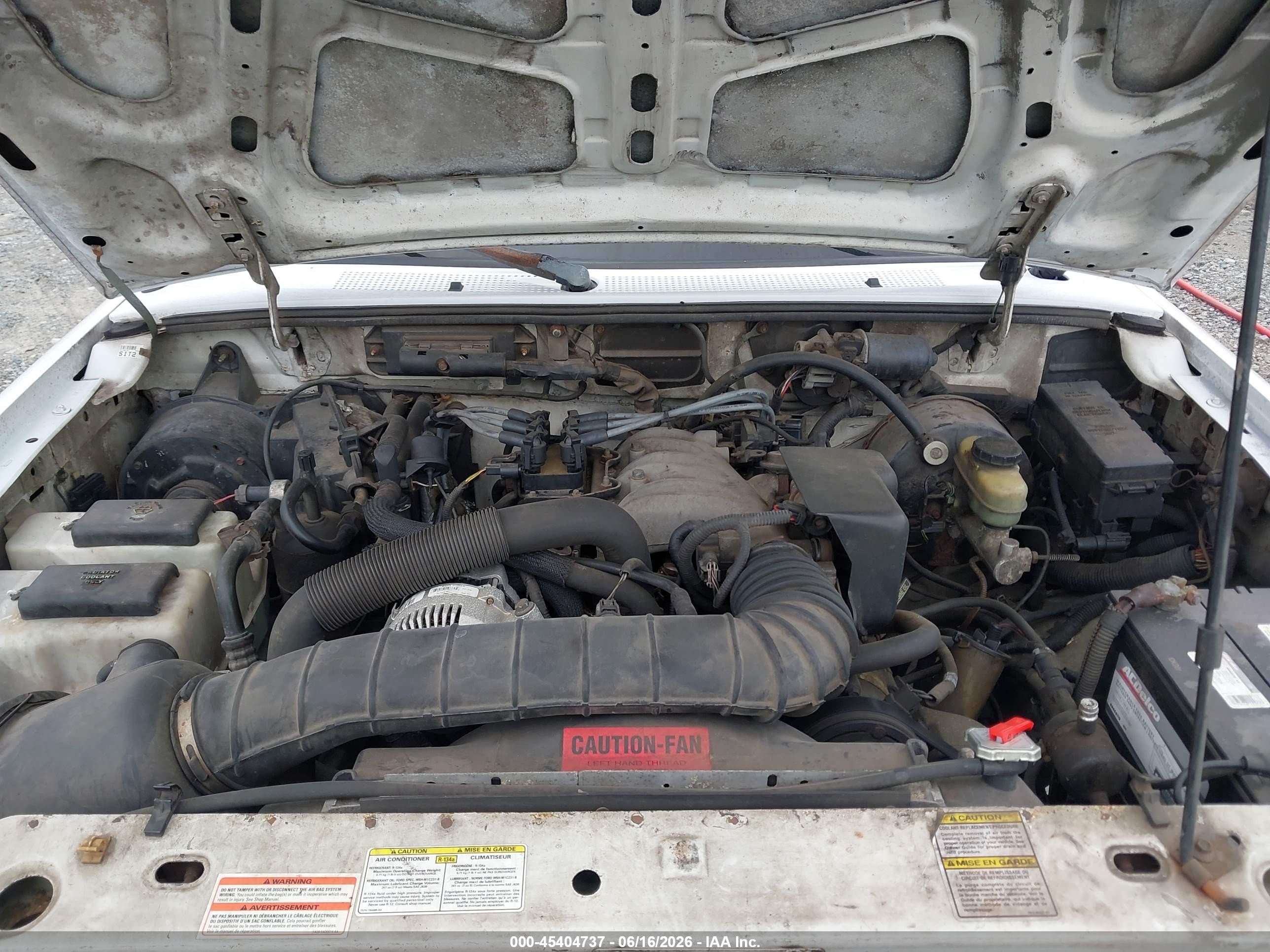 1996 Ford Ranger Super Cab White vin: 1FTCR14U9TTA62568