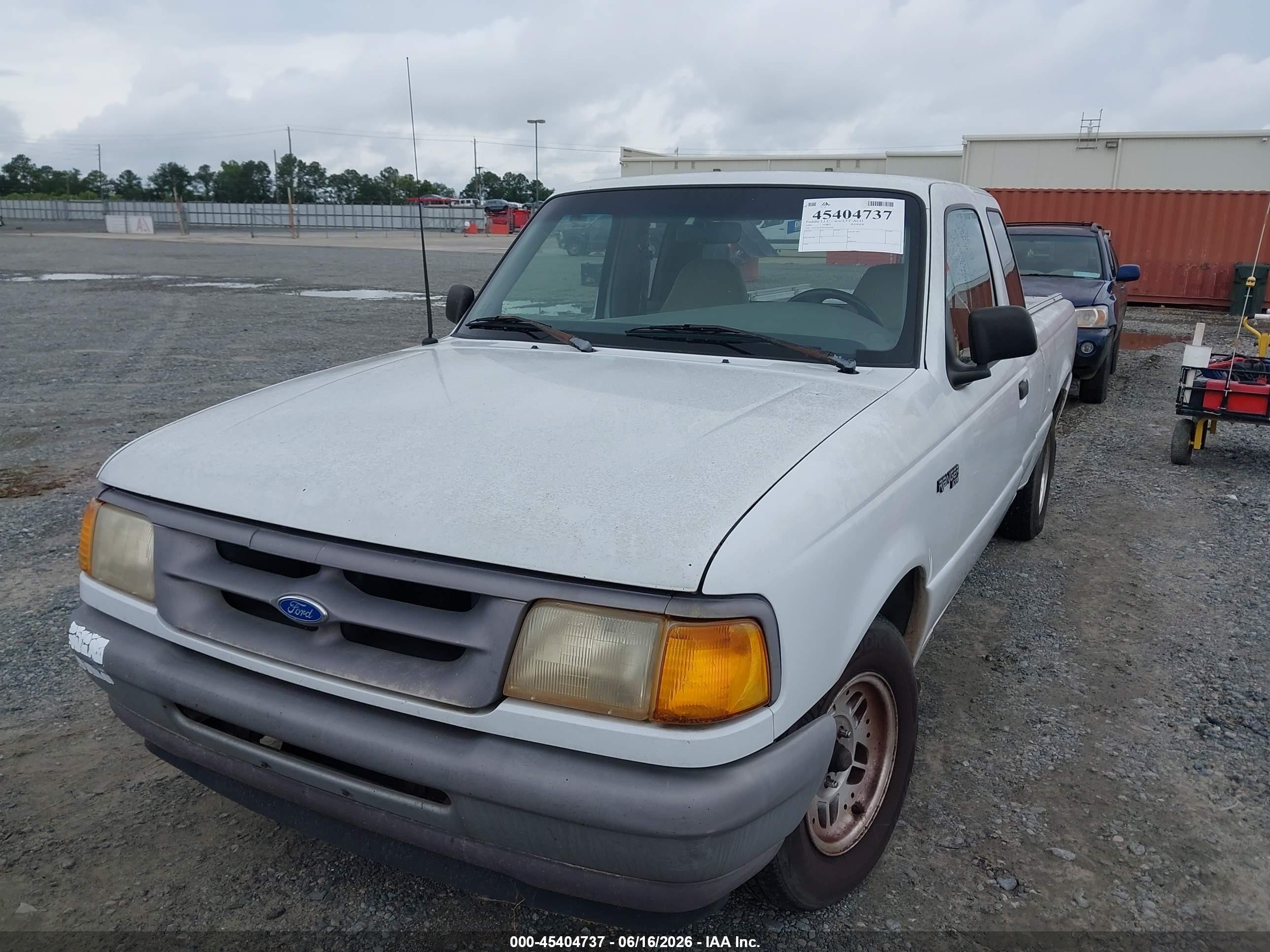 1996 Ford Ranger Super Cab White vin: 1FTCR14U9TTA62568