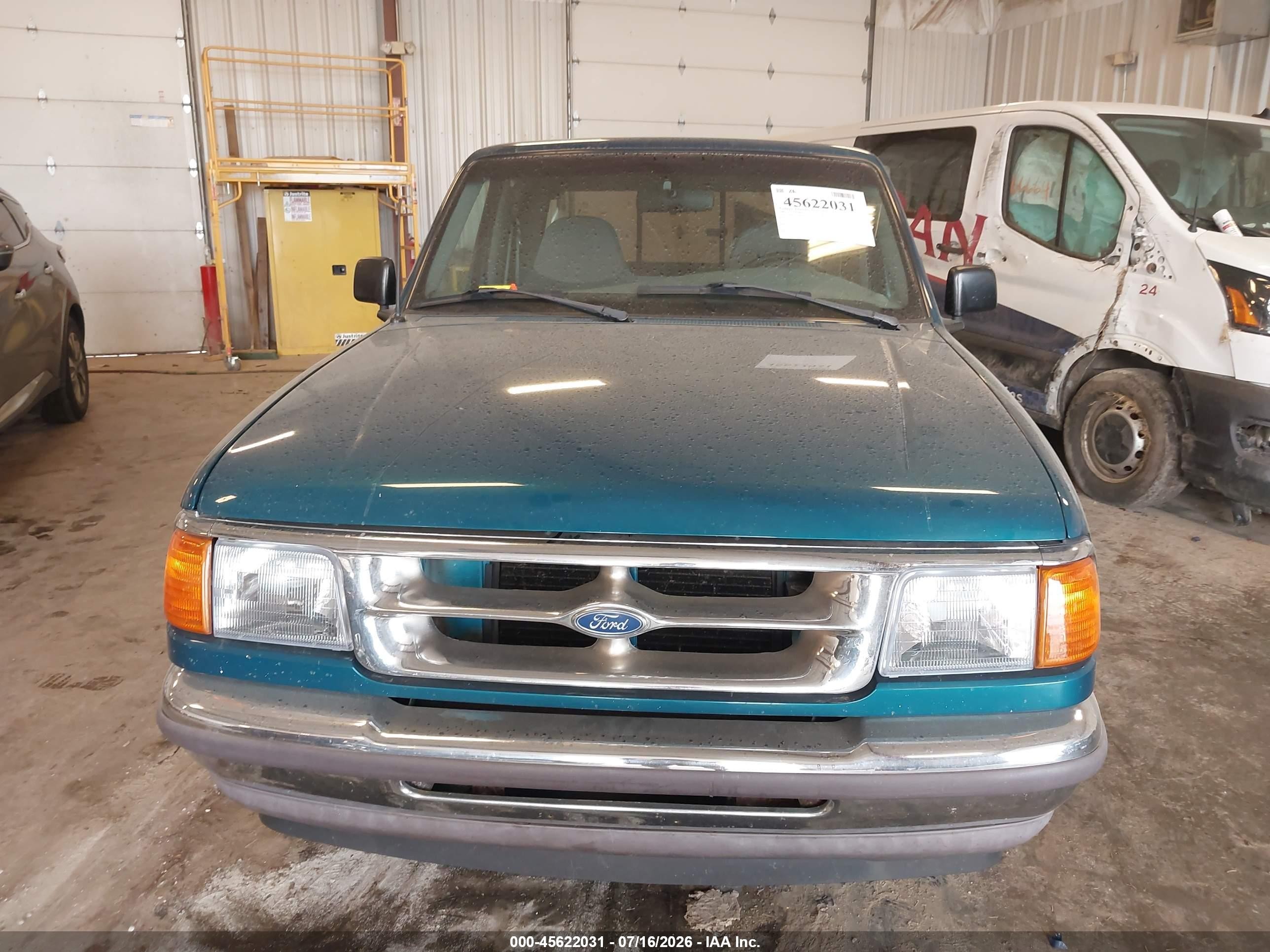 1997 Ford Ranger Splash/xl/xlt Green vin: 1FTCR14U9VPB48197